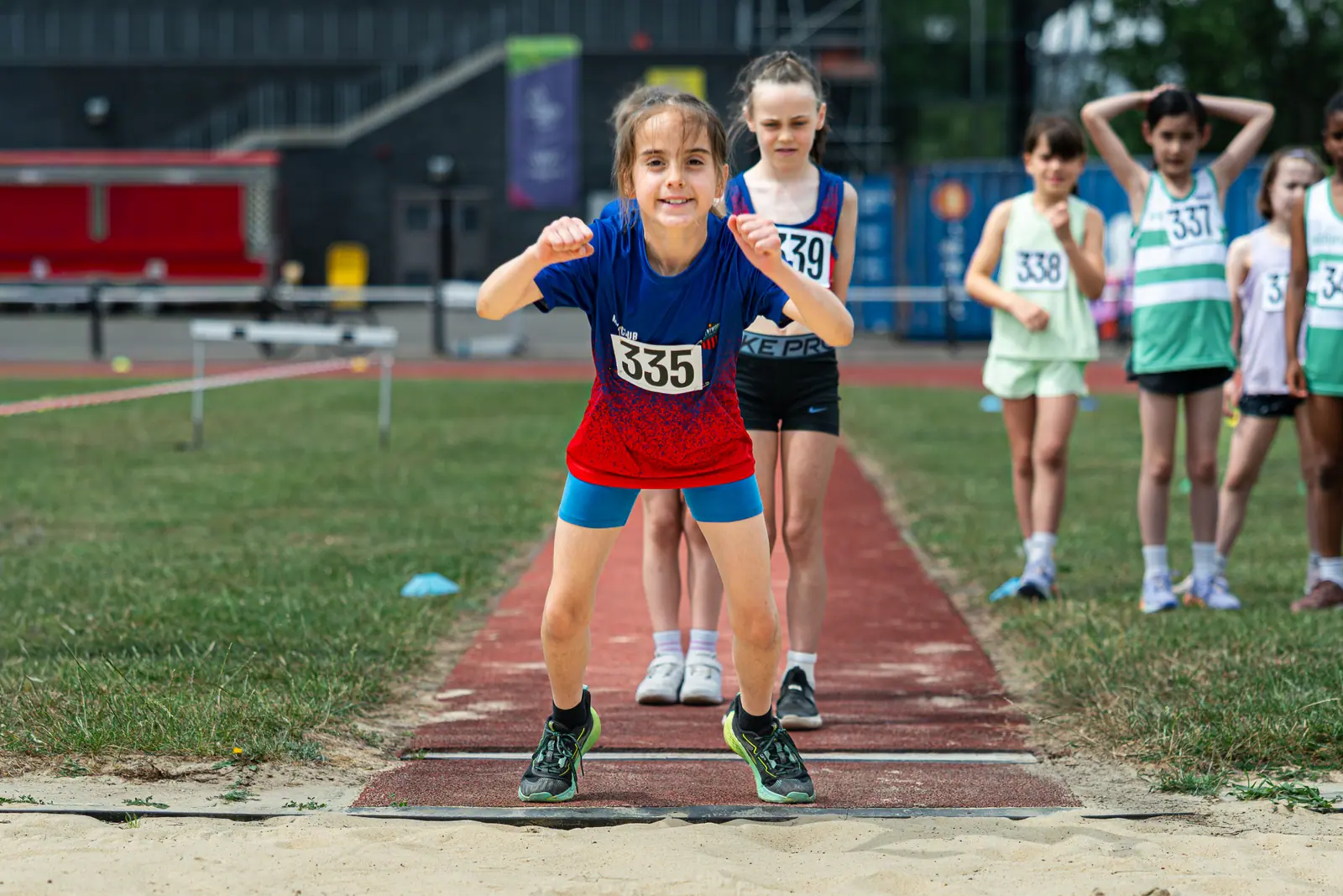 Brentwood Beagles athletes at the Basildon Quadrathlon, Basildon, 31 May 2026