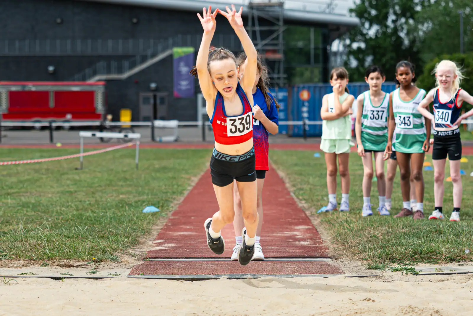 Brentwood Beagles athletes at the Basildon Quadrathlon, Basildon, 31 May 2026