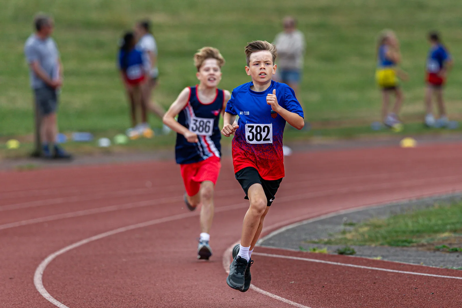 Brentwood Beagles athletes at the Basildon Quadrathlon, Basildon, 31 May 2026