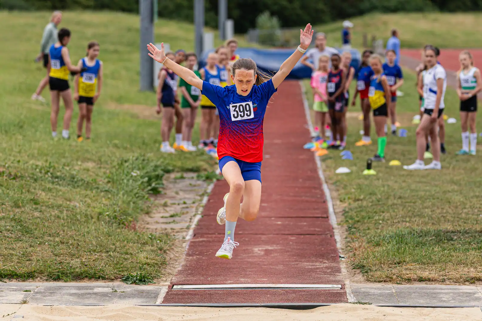 Brentwood Beagles athletes at the Basildon Quadrathlon, Basildon, 31 May 2026