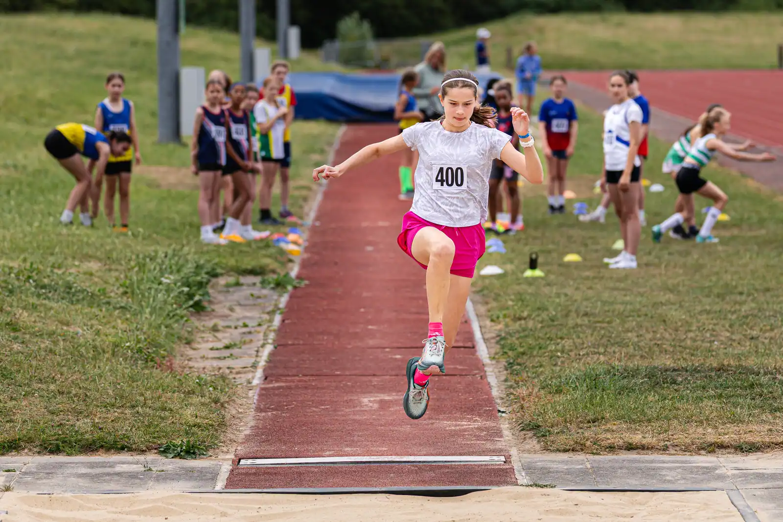 Brentwood Beagles athletes at the Basildon Quadrathlon, Basildon, 31 May 2026