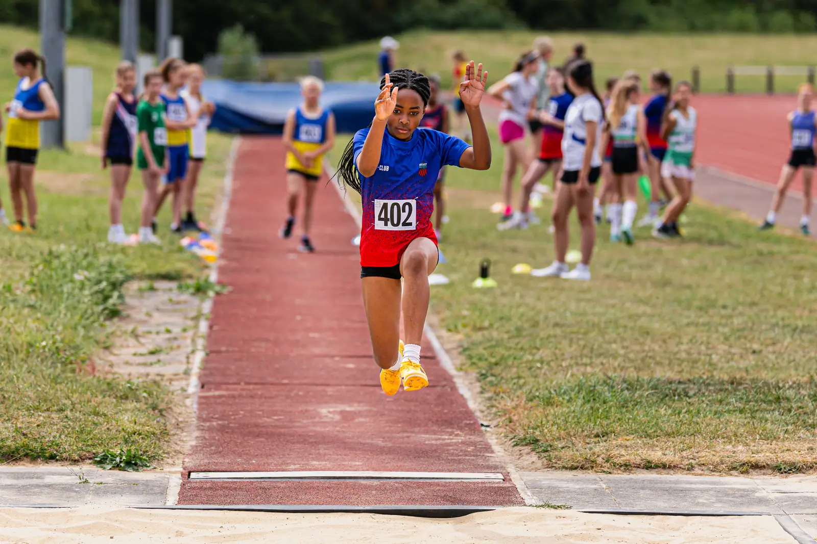 Brentwood Beagles athletes at the Basildon Quadrathlon, Basildon, 31 May 2026