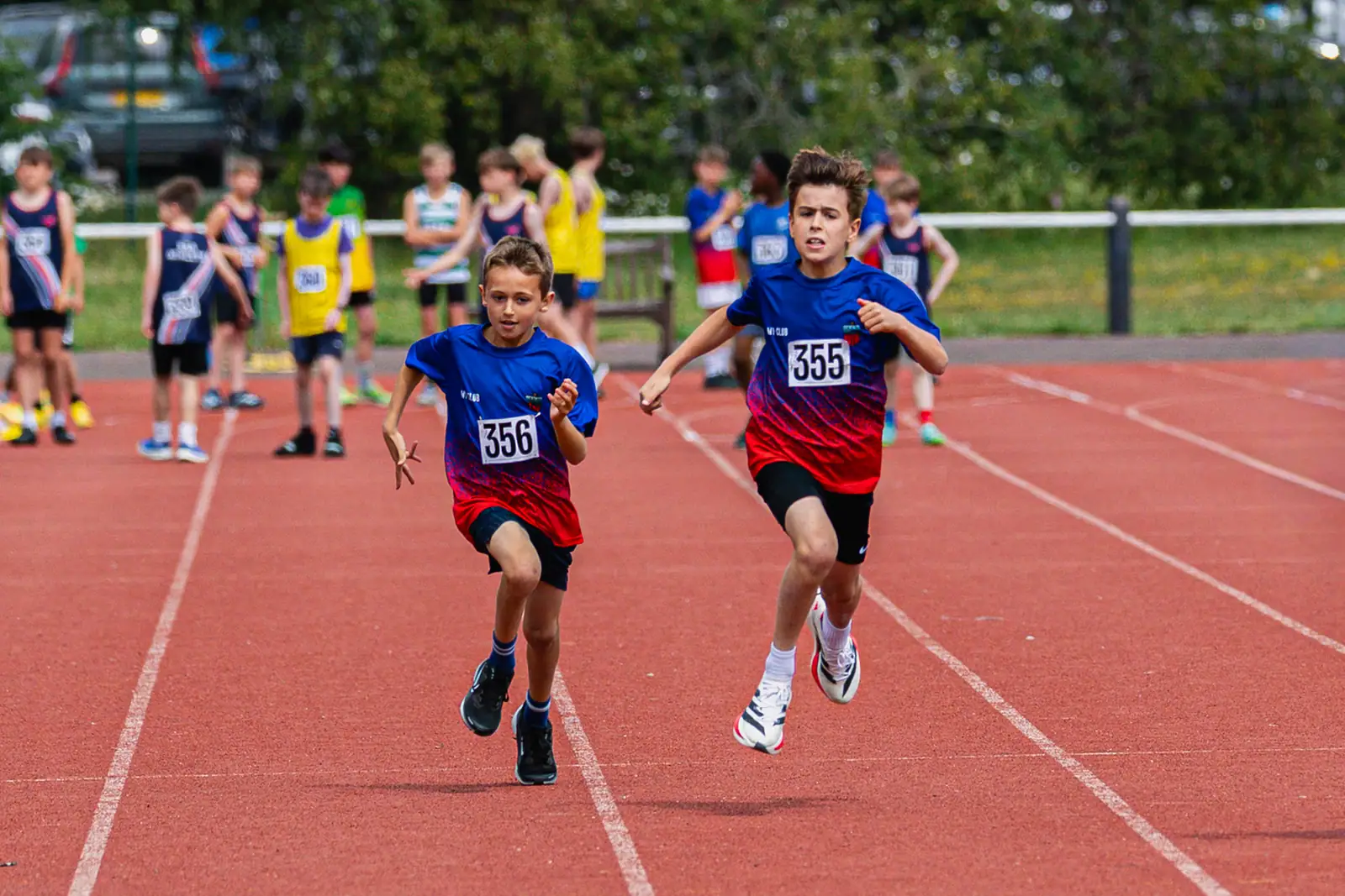 Brentwood Beagles athletes at the Basildon Quadrathlon, Basildon, 31 May 2026