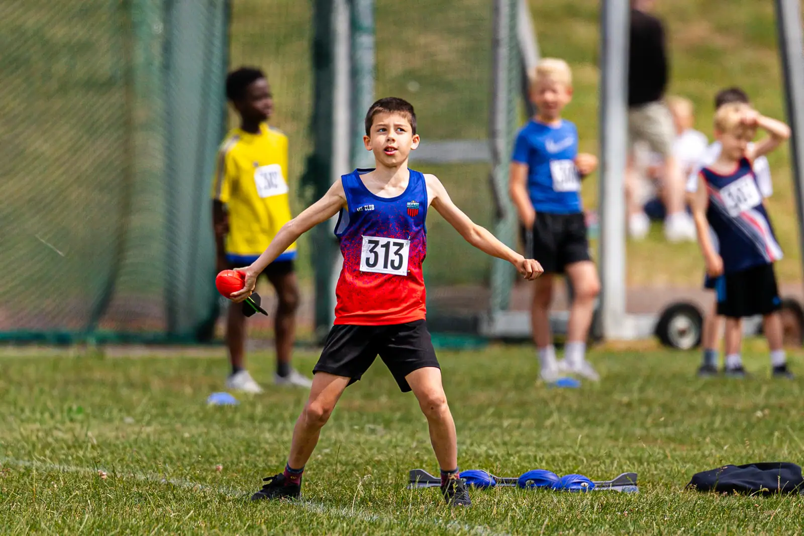 Brentwood Beagles athletes at the Basildon Quadrathlon, Basildon, 31 May 2026