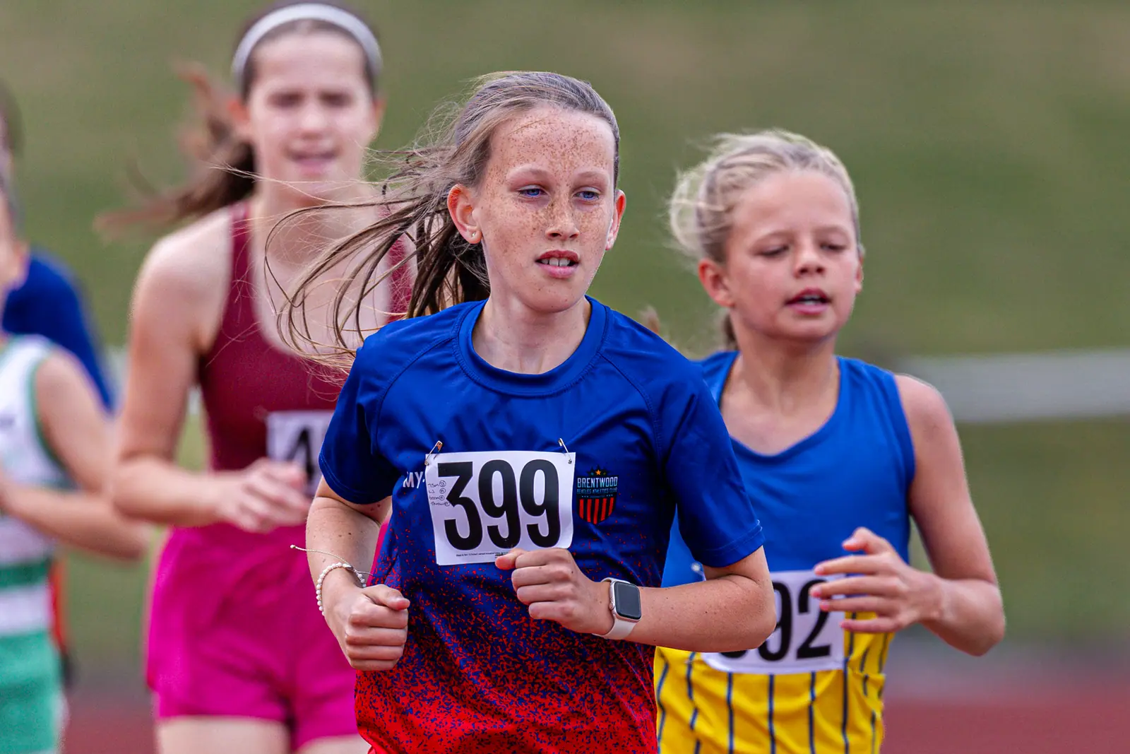 Brentwood Beagles athletes at the Basildon Quadrathlon, Basildon, 31 May 2026