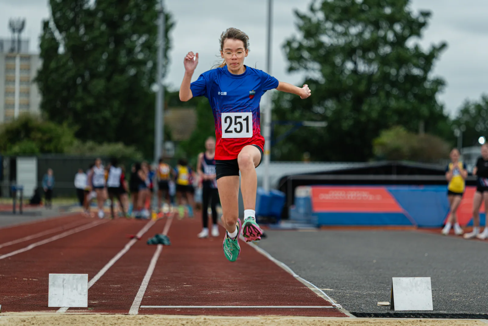 Brentwood Beagles athletes at the Eastern Young Athletes' League (EYAL) - Thurrock, Thurrock, 7 June 2026