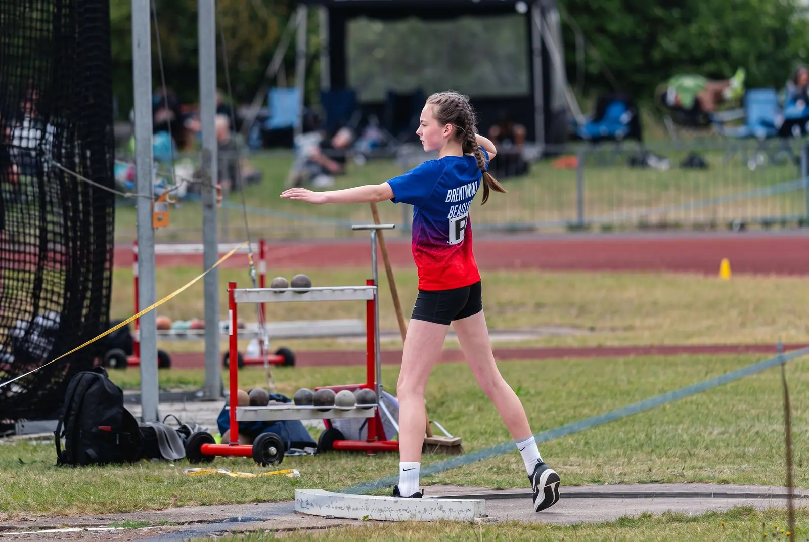 Brentwood Beagles athletes at the Eastern Young Athletes' League (EYAL) - Thurrock, Thurrock, 7 June 2026