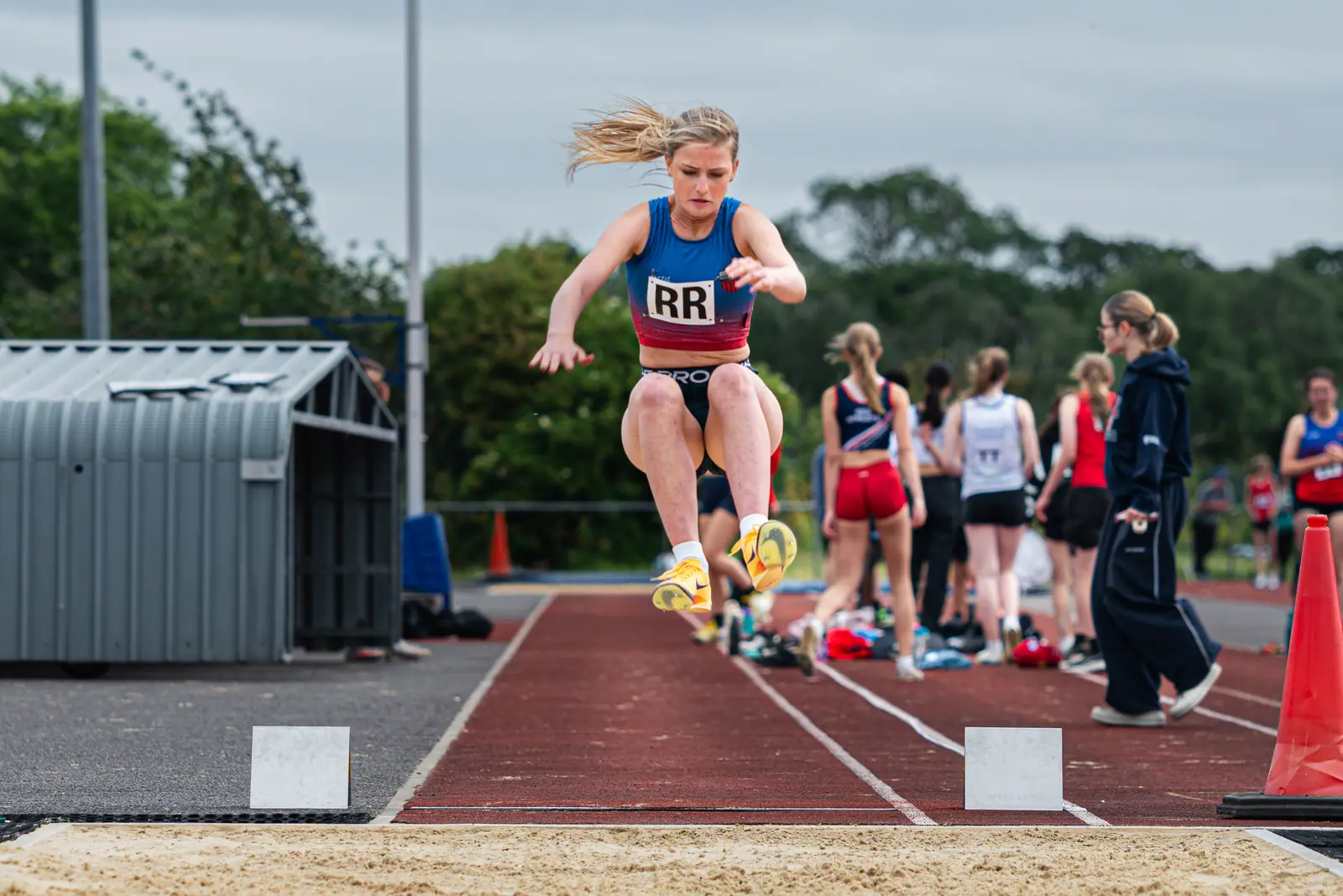 Brentwood Beagles athletes at the Eastern Young Athletes' League (EYAL) - Thurrock, Thurrock, 7 June 2026