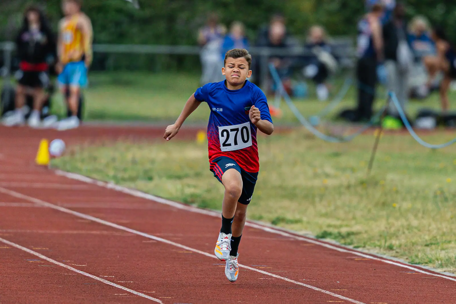 Brentwood Beagles athletes at the Eastern Young Athletes' League (EYAL) - Thurrock, Thurrock, 7 June 2026