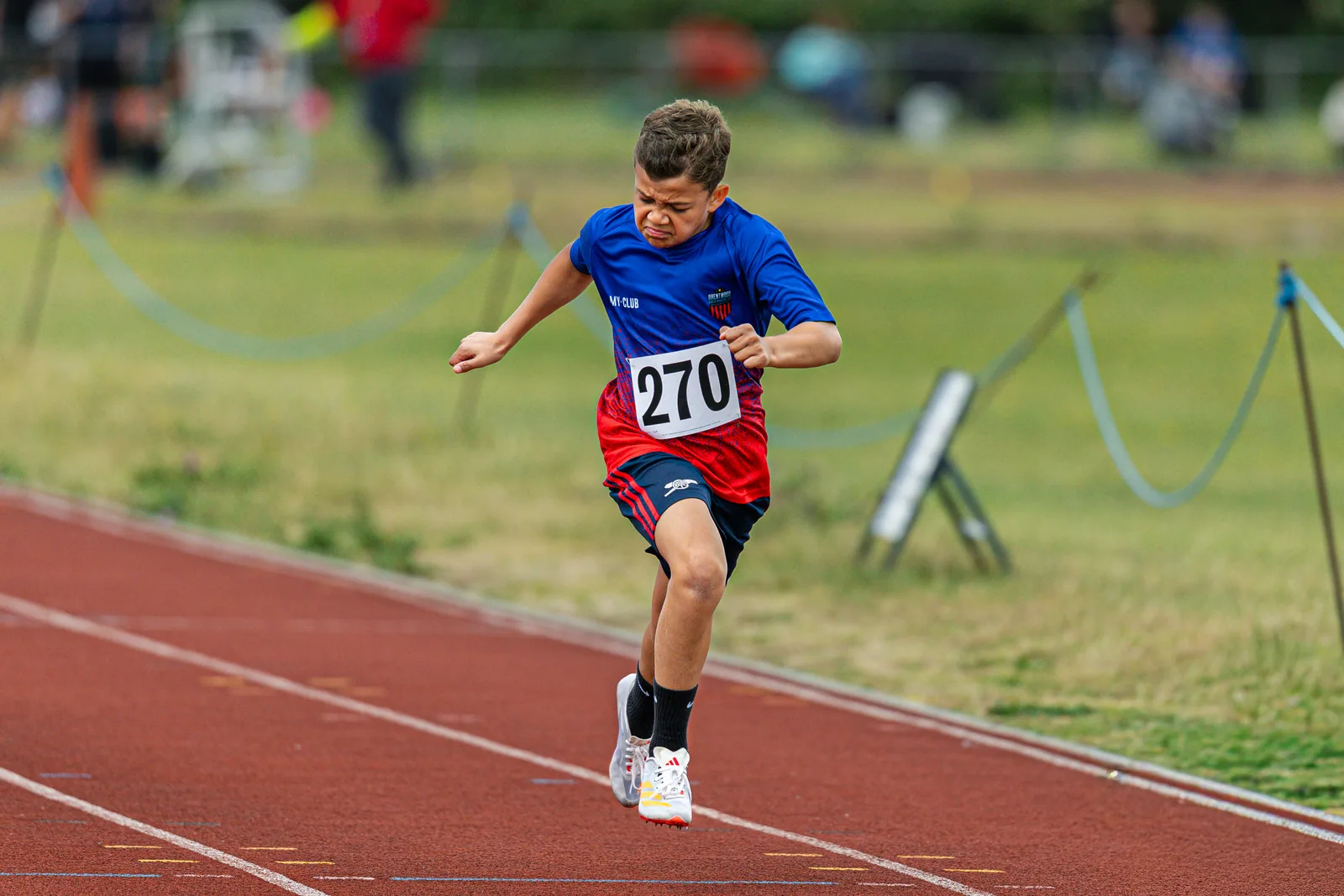 Brentwood Beagles athletes at the Eastern Young Athletes' League (EYAL) - Thurrock, Thurrock, 7 June 2026