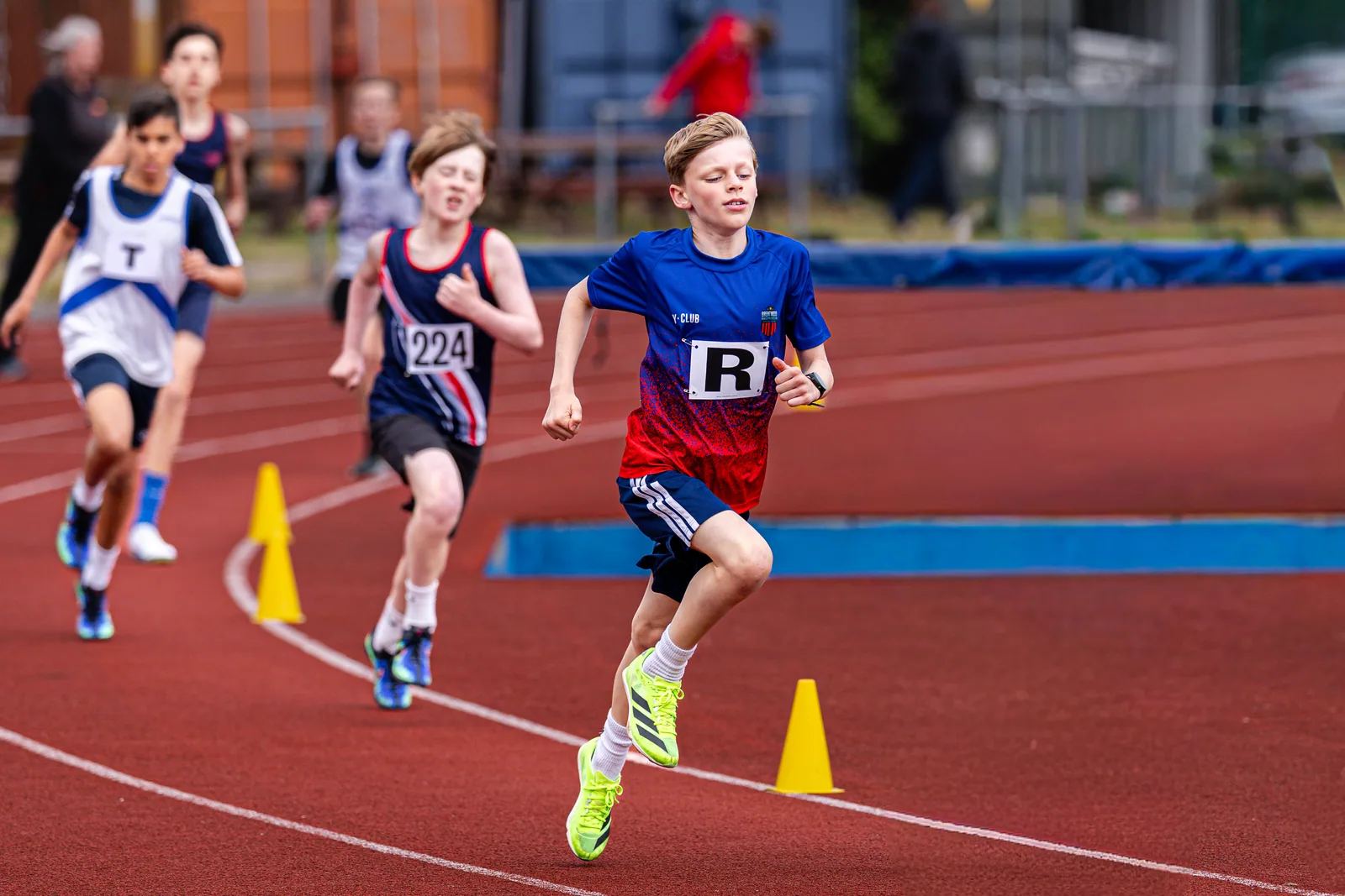 Brentwood Beagles athletes at the Eastern Young Athletes' League (EYAL) - Thurrock, Thurrock, 7 June 2026