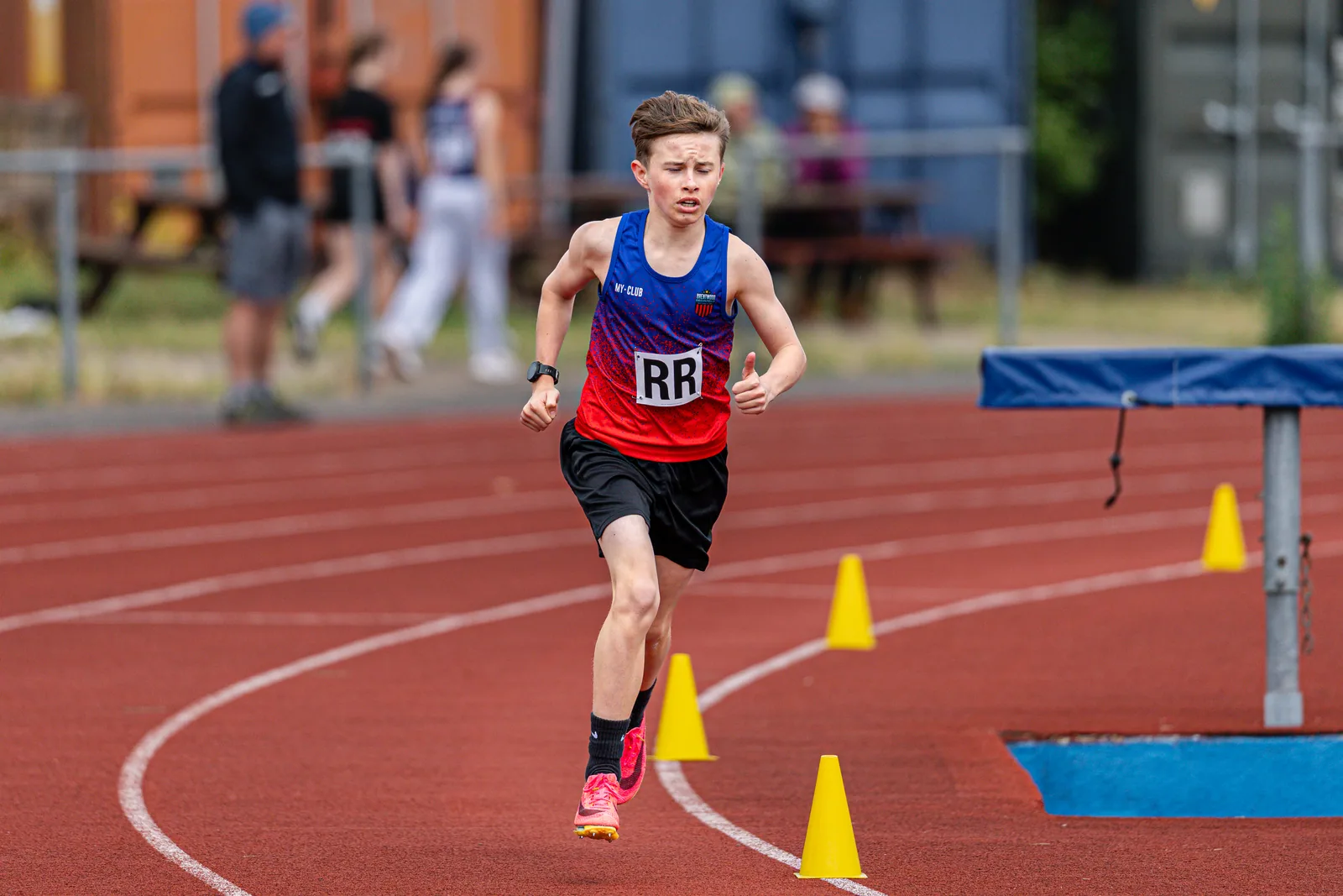 Brentwood Beagles athletes at the Eastern Young Athletes' League (EYAL) - Thurrock, Thurrock, 7 June 2026