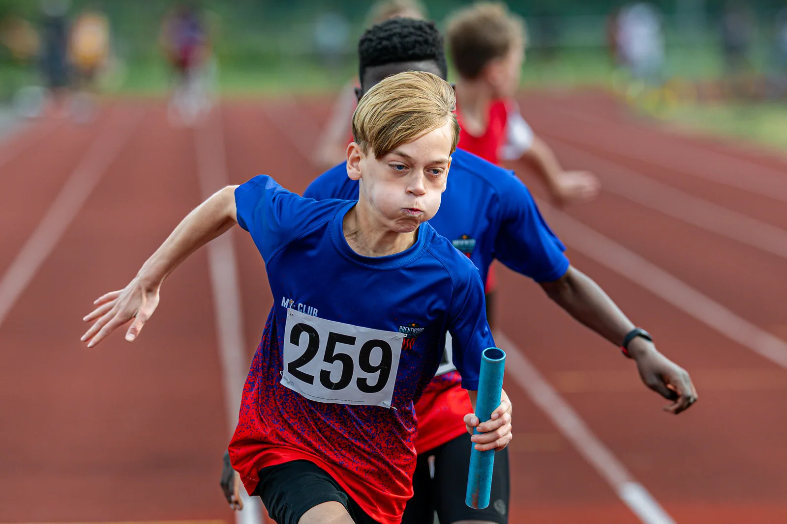 Brentwood Beagles athletes at the Eastern Young Athletes' League (EYAL) - Thurrock, Thurrock, 7 June 2026