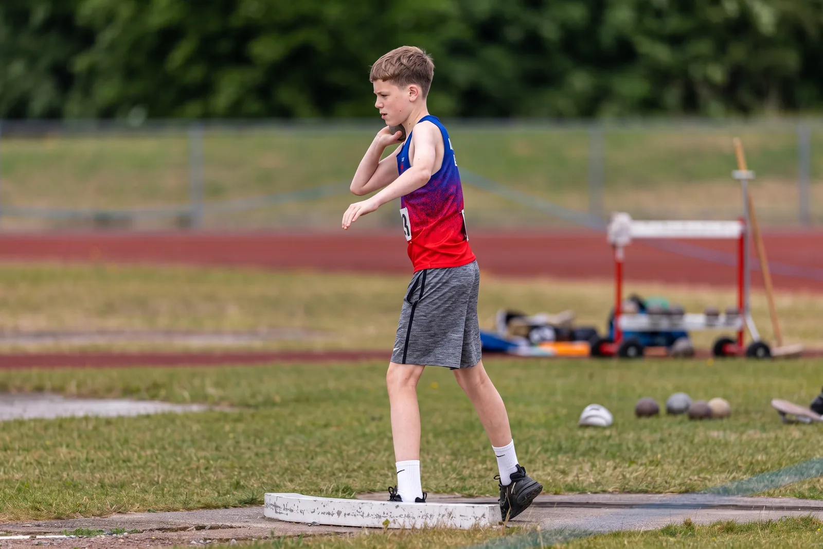 Brentwood Beagles athletes at the Eastern Young Athletes' League (EYAL) - Thurrock, Thurrock, 7 June 2026