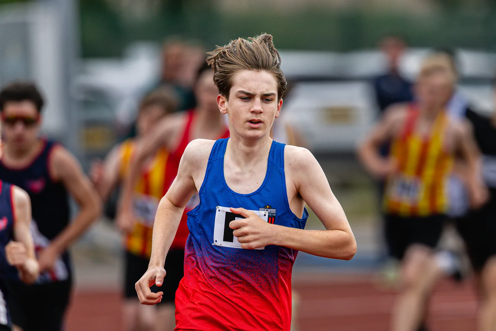 Brentwood Beagles athletes at the Eastern Young Athletes' League (EYAL) - Thurrock, Thurrock, 7 June 2026