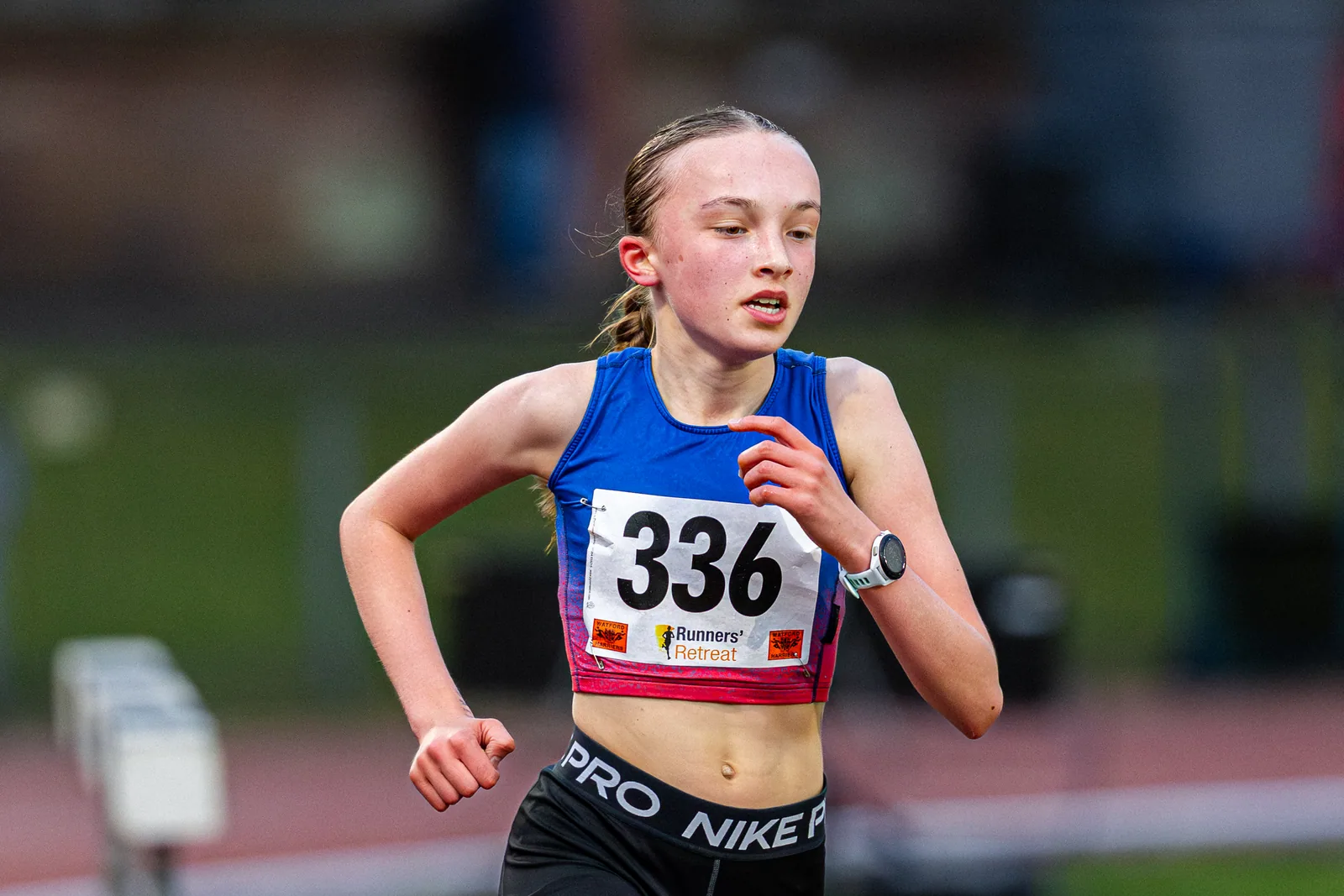 Brentwood Beagles athletes at the Watford Open Meeting, Watford, 10 June 2026