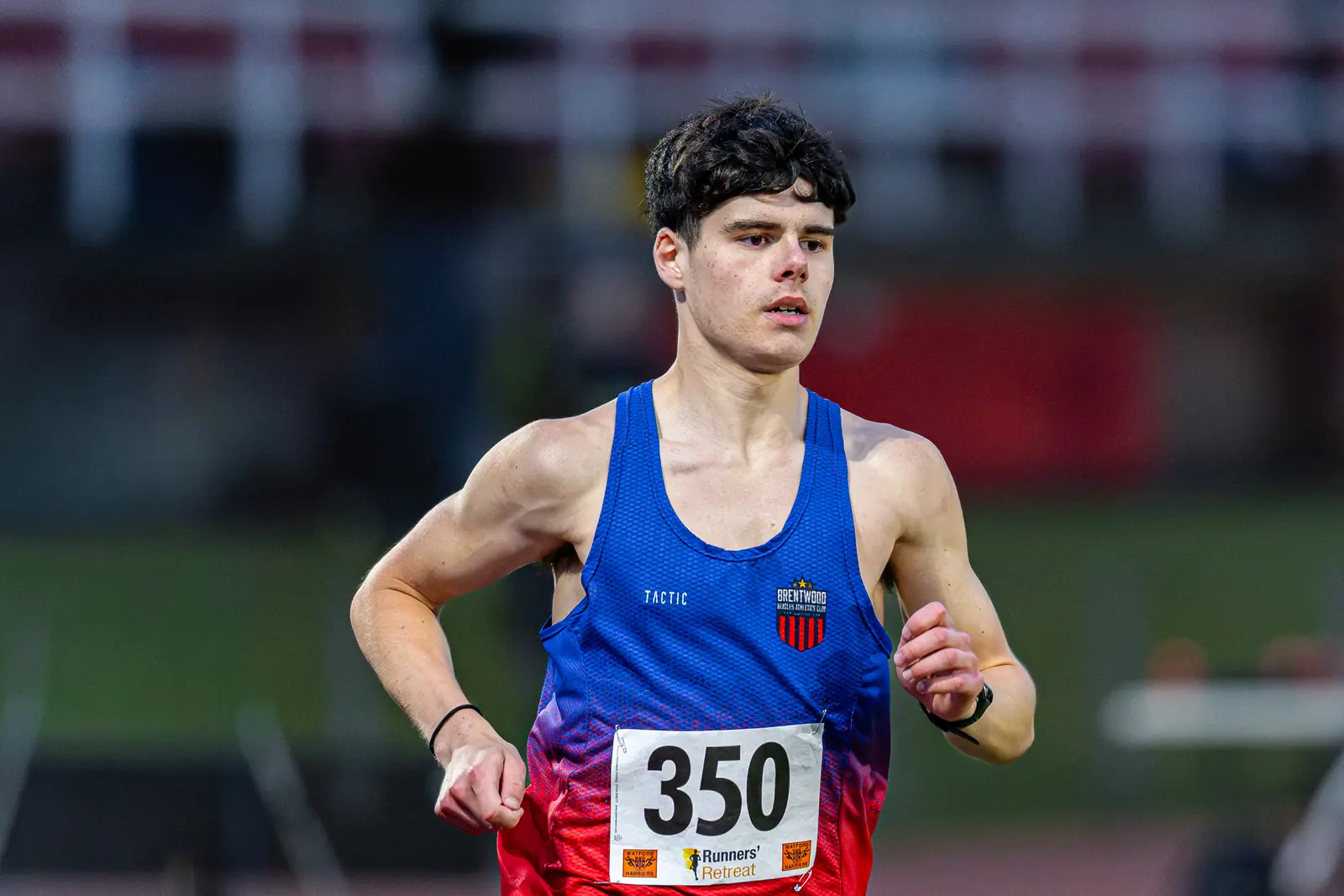Brentwood Beagles athletes at the Watford Open Meeting, Watford, 10 June 2026