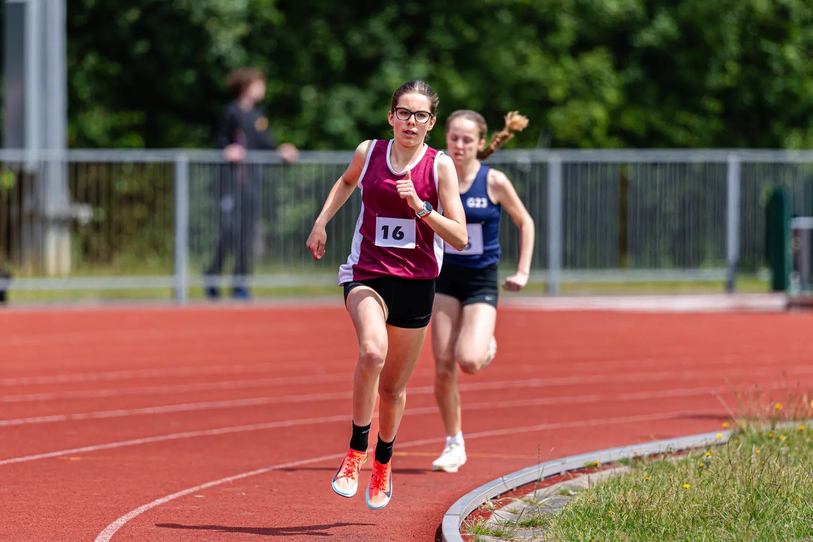Brentwood Beagles athletes at the Essex Schools Championships, Chelmsford, 13 June 2026