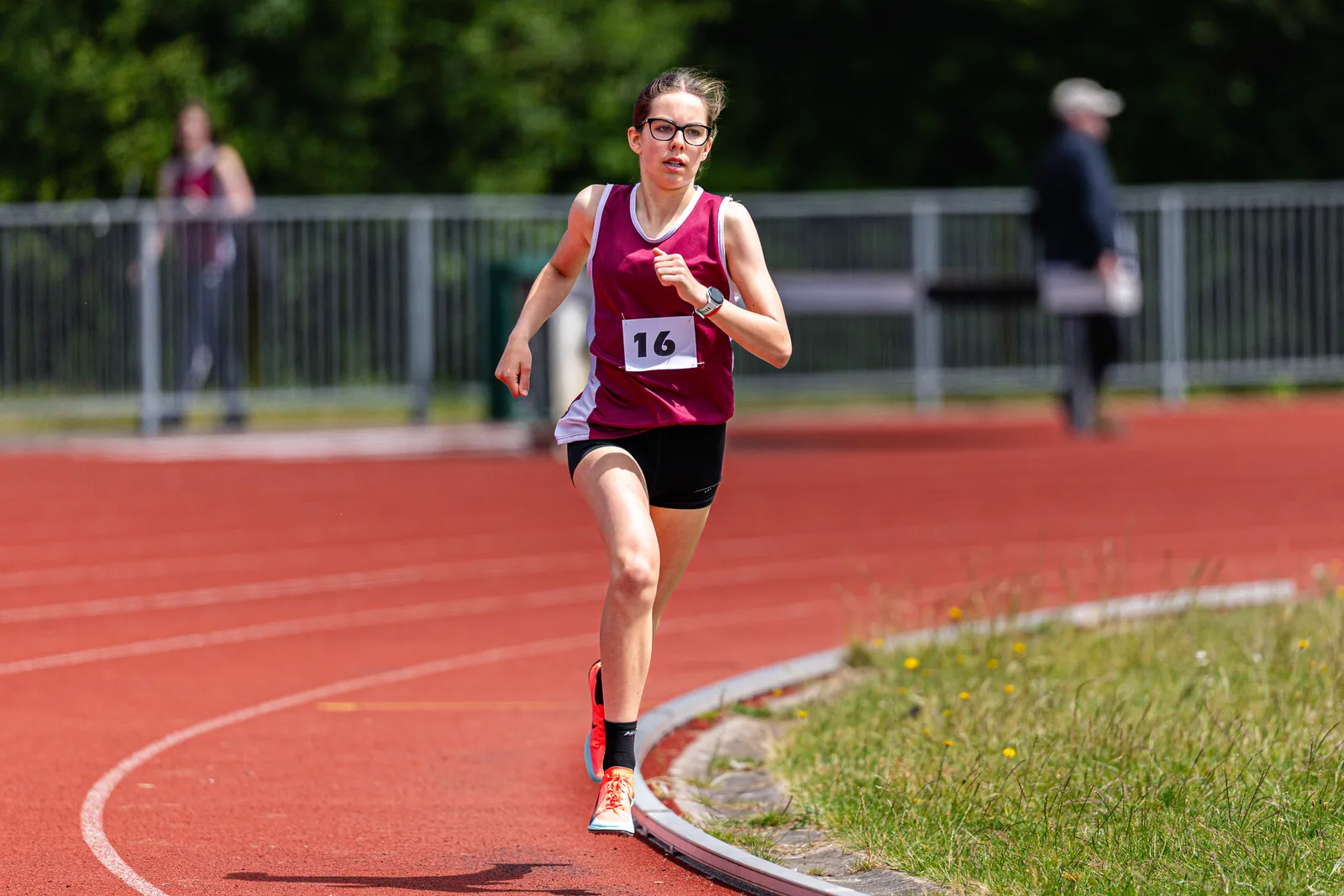Brentwood Beagles athletes at the Essex Schools Championships, Chelmsford, 13 June 2026
