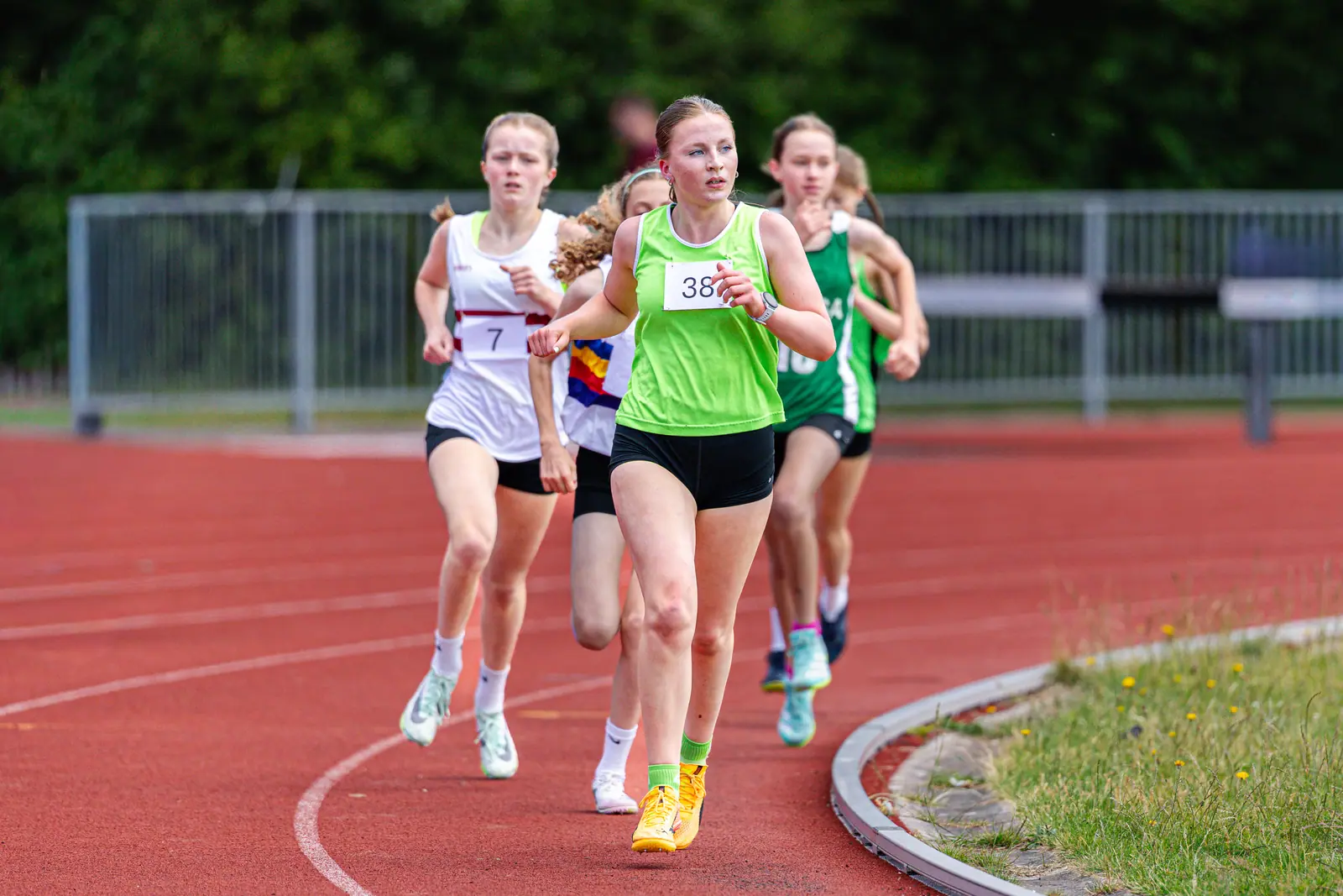 Brentwood Beagles athletes at the Essex Schools Championships, Chelmsford, 13 June 2026