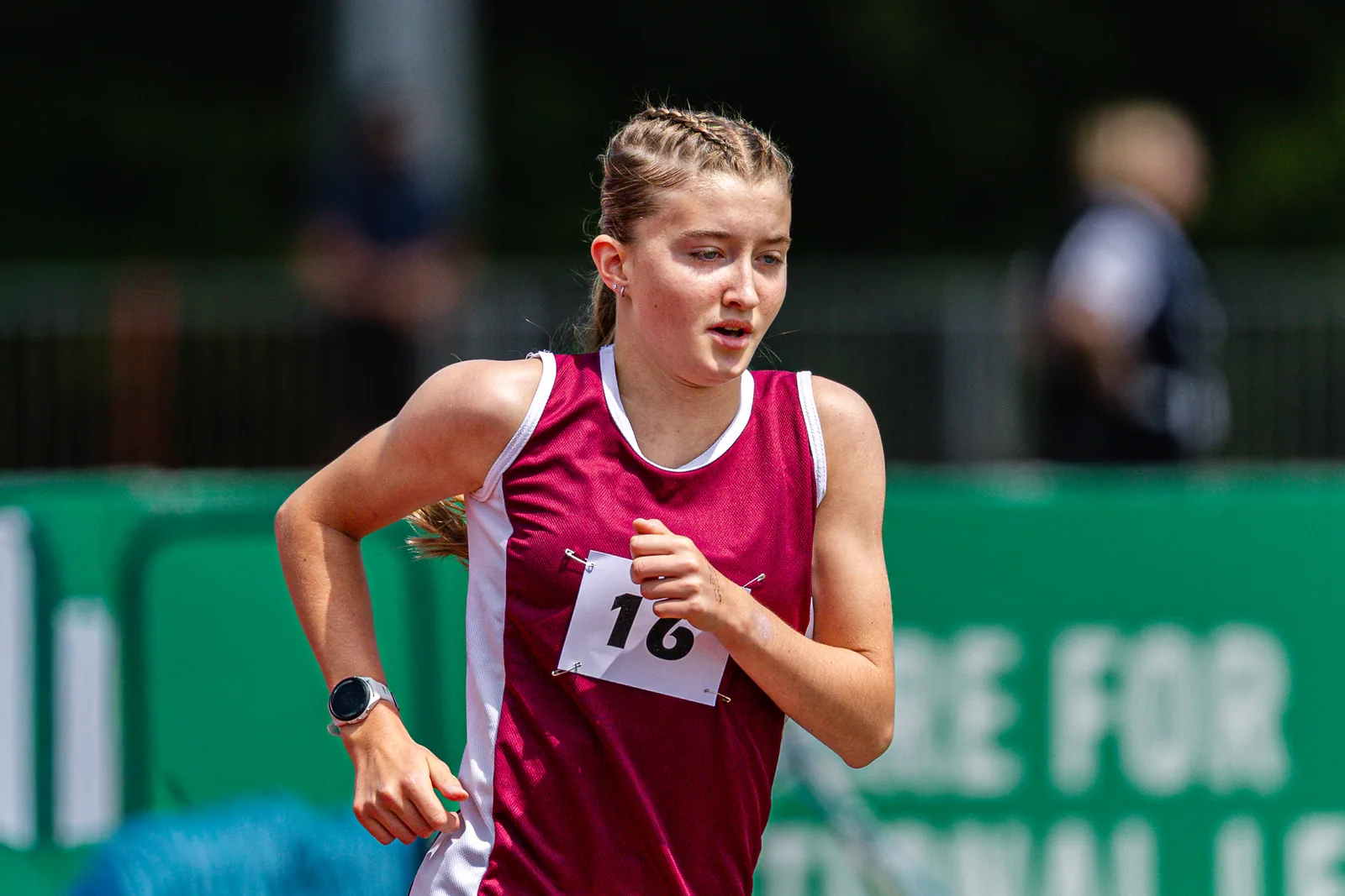 Brentwood Beagles athletes at the Essex Schools Championships, Chelmsford, 13 June 2026