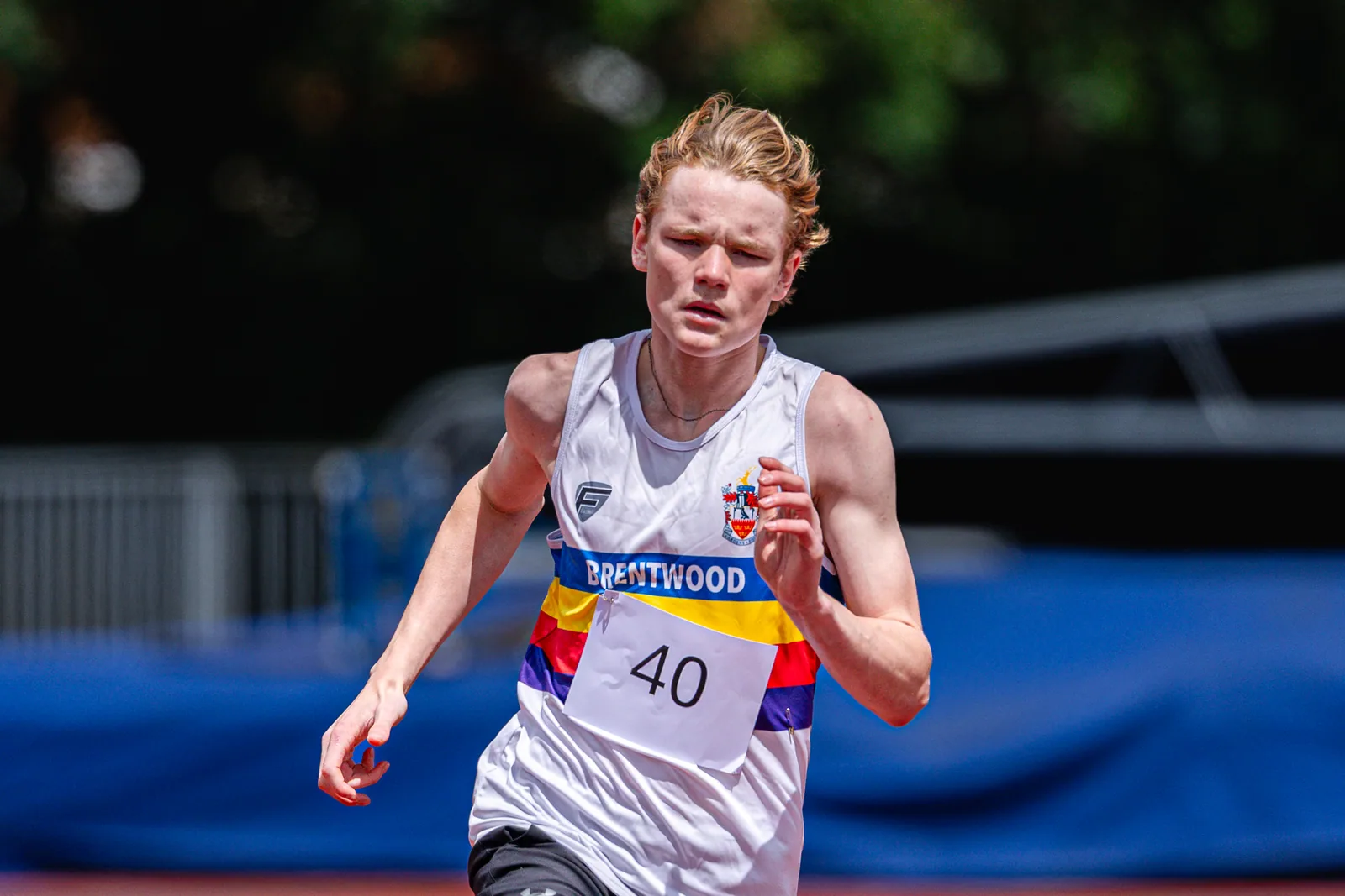Brentwood Beagles athletes at the Essex Schools Championships, Chelmsford, 13 June 2026