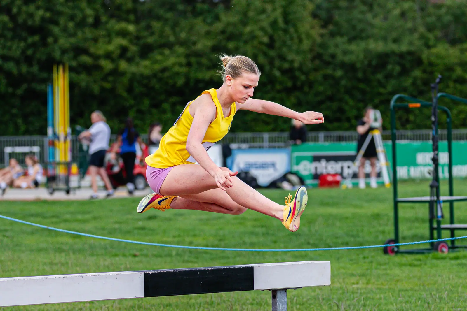 Brentwood Beagles athletes at the Essex Schools Championships, Chelmsford, 13 June 2026