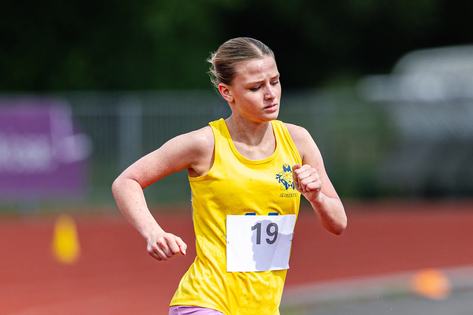 Brentwood Beagles athletes at the Essex Schools Championships, Chelmsford, 13 June 2026