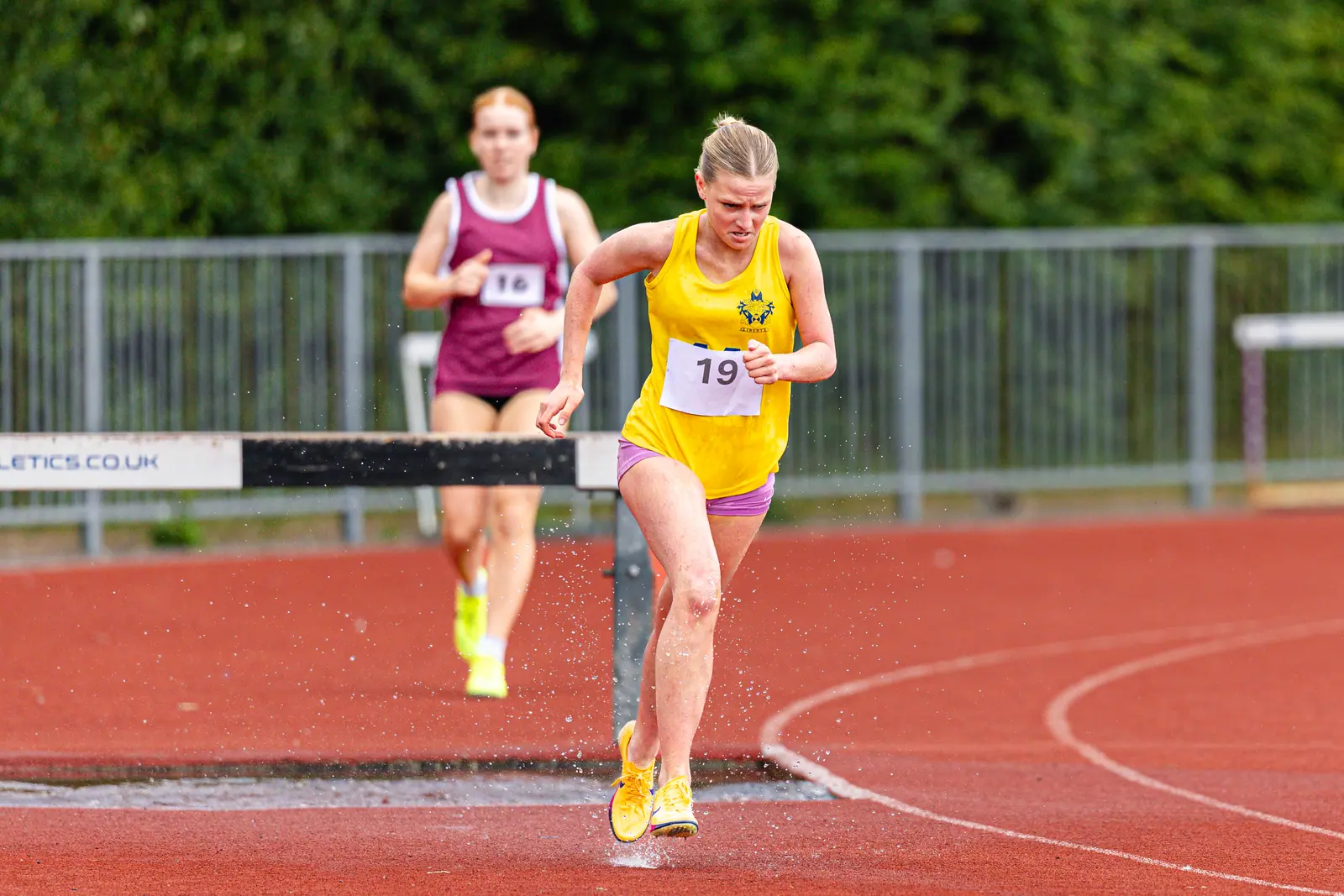 Brentwood Beagles athletes at the Essex Schools Championships, Chelmsford, 13 June 2026