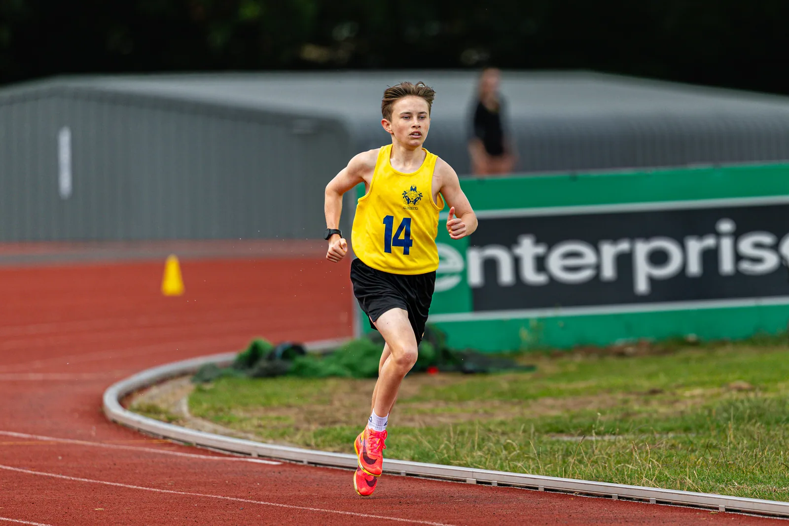 Brentwood Beagles athletes at the Essex Schools Championships, Chelmsford, 13 June 2026