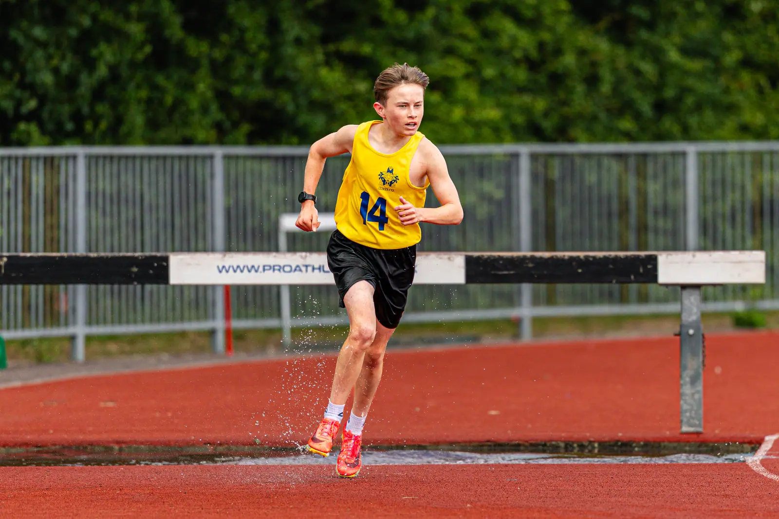 Brentwood Beagles athletes at the Essex Schools Championships, Chelmsford, 13 June 2026
