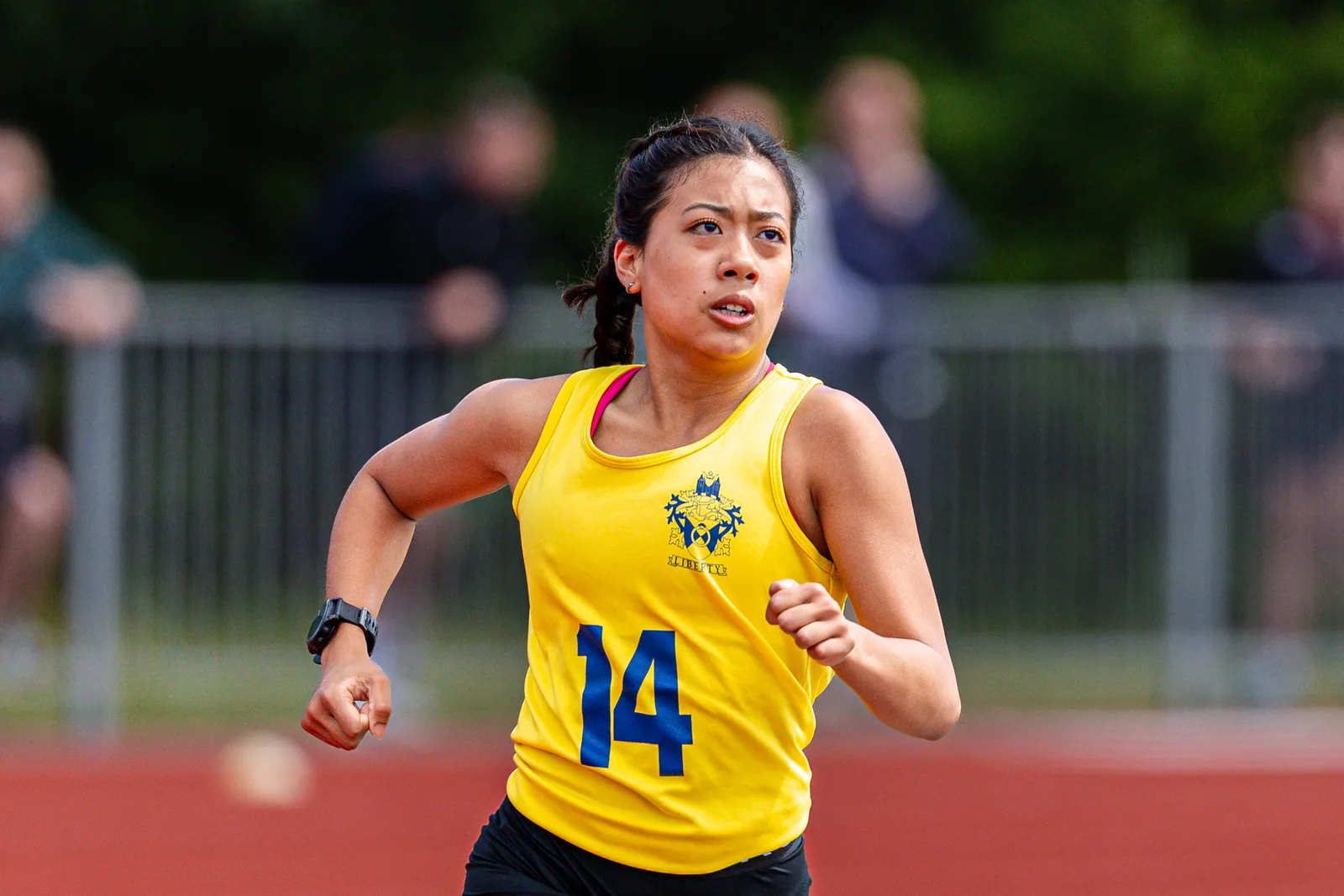 Brentwood Beagles athletes at the Essex Schools Championships, Chelmsford, 13 June 2026