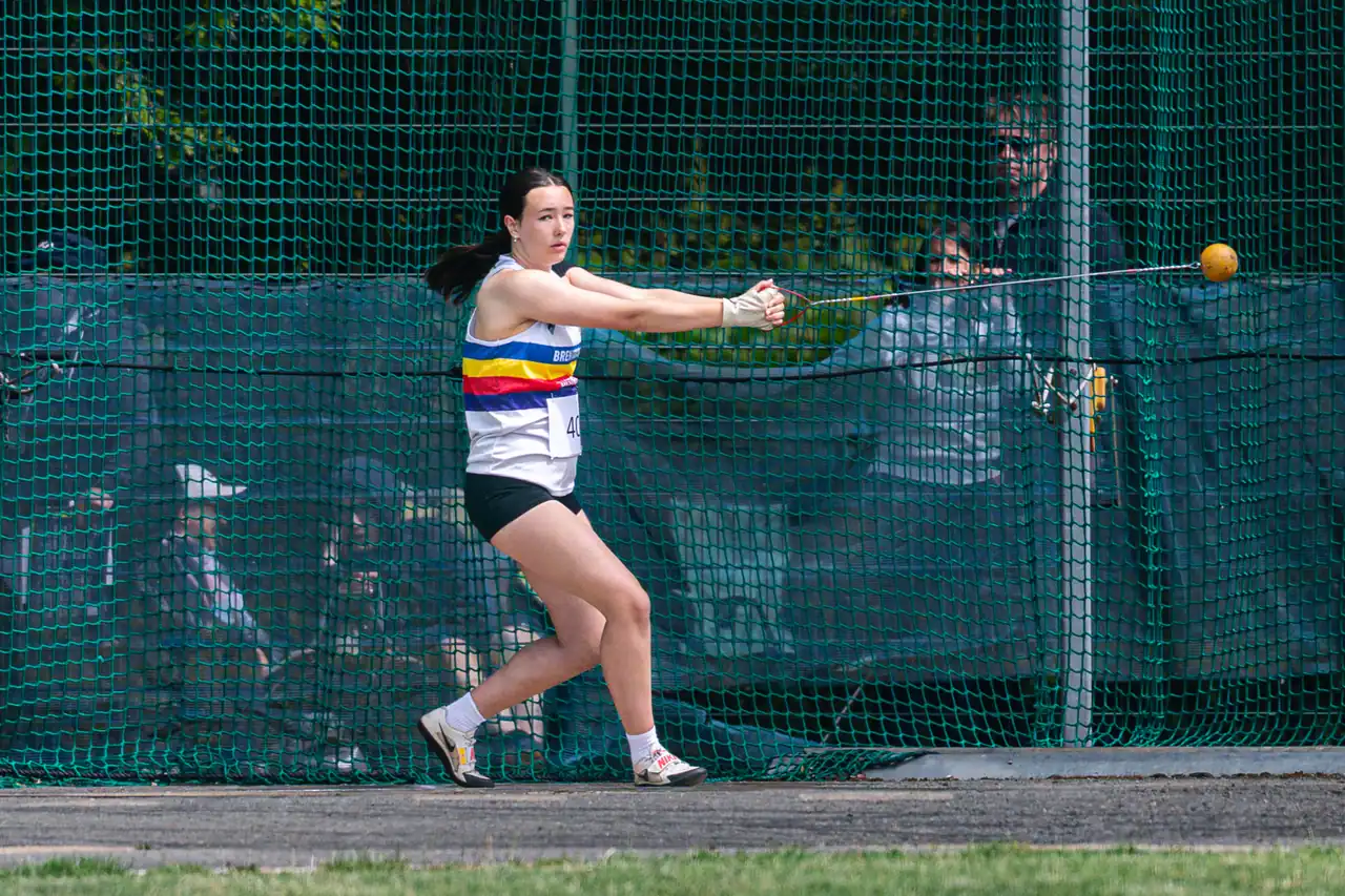 Brentwood Beagles athletes at the Essex Schools Championships, Chelmsford, 13 June 2026
