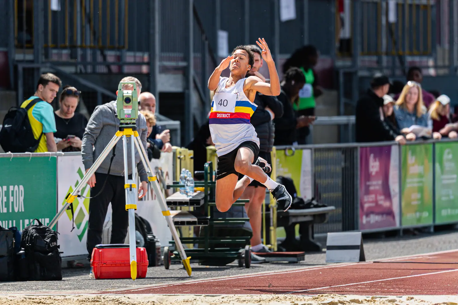 Brentwood Beagles athletes at the Essex Schools Championships, Chelmsford, 13 June 2026