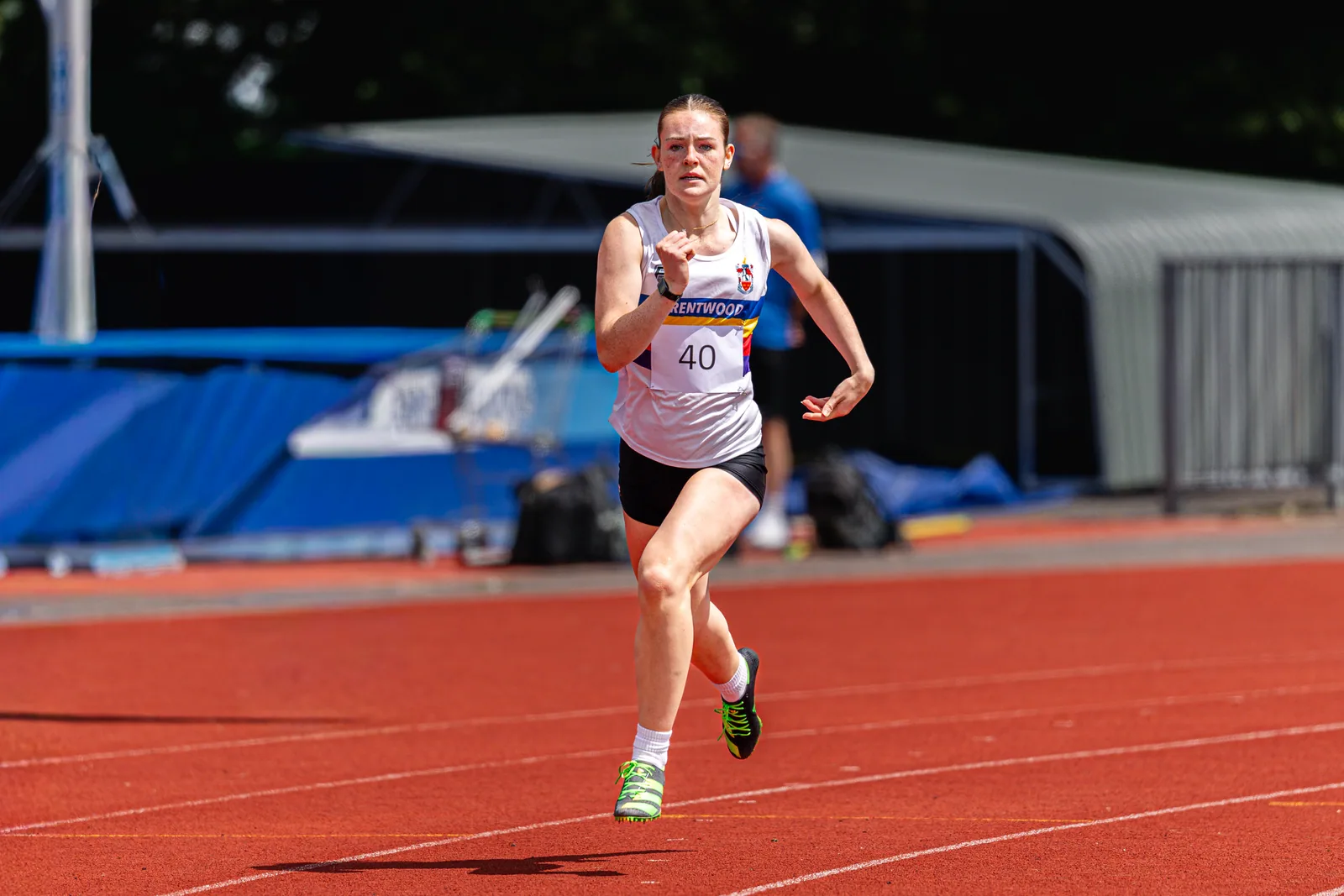 Brentwood Beagles athletes at the Essex Schools Championships, Chelmsford, 13 June 2026