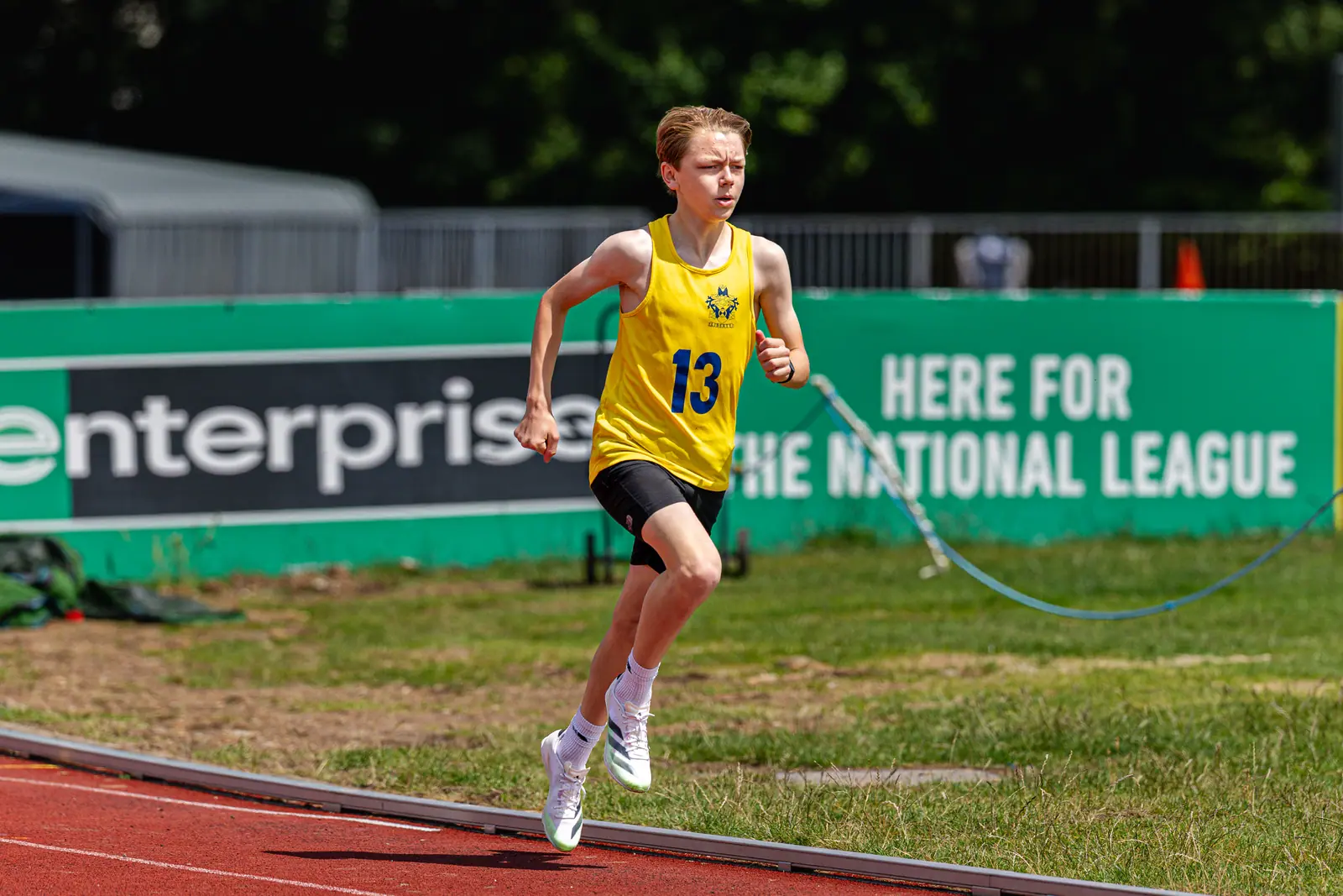 Brentwood Beagles athletes at the Essex Schools Championships, Chelmsford, 13 June 2026