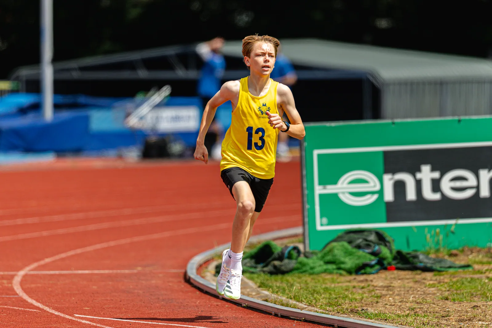Brentwood Beagles athletes at the Essex Schools Championships, Chelmsford, 13 June 2026