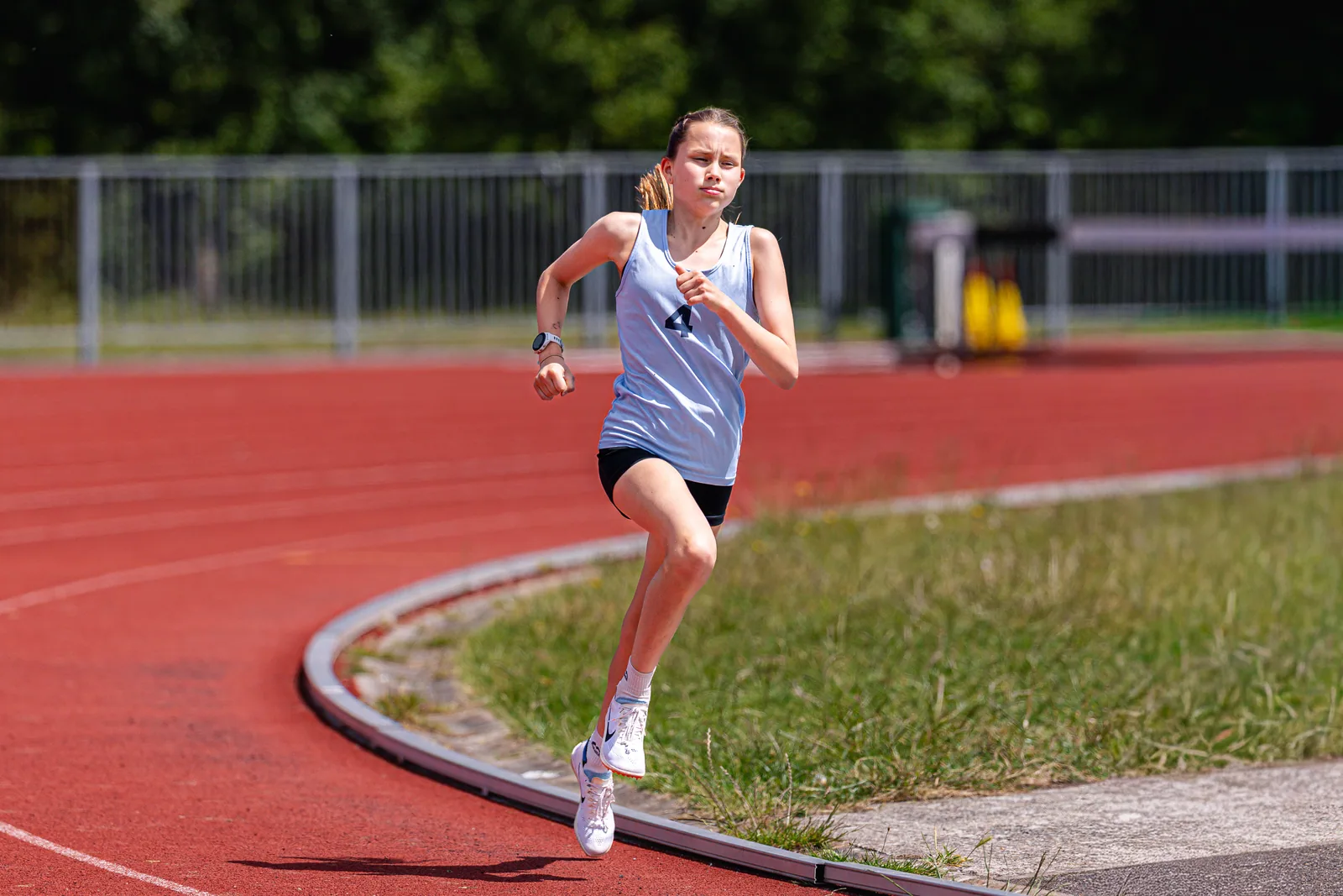 Brentwood Beagles athletes at the Essex Schools Championships, Chelmsford, 13 June 2026