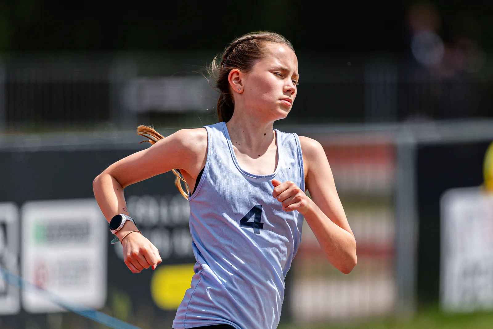 Brentwood Beagles athletes at the Essex Schools Championships, Chelmsford, 13 June 2026