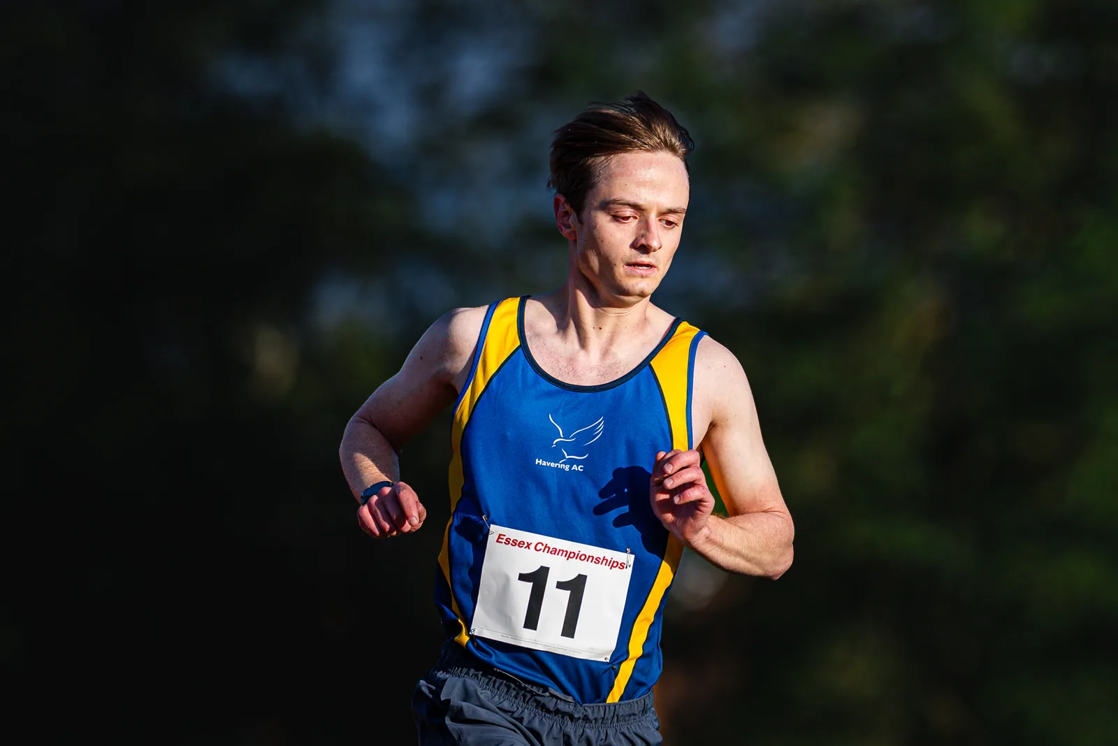 Brentwood Beagles athletes at the Essex 5000m Championship, Brentwood track, Brentwood, 17 June 2026