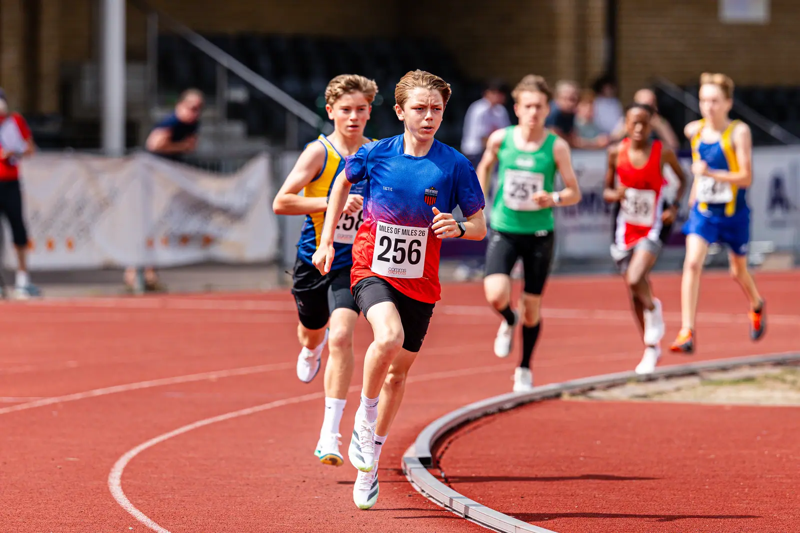 Brentwood Beagles athletes at the Essex Mile Championships, 20 June 2026