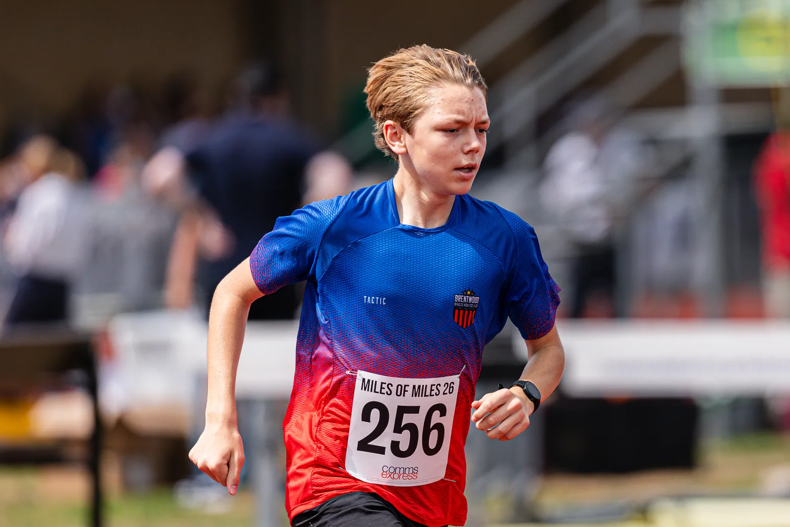 Brentwood Beagles athletes at the Essex Mile Championships, 20 June 2026
