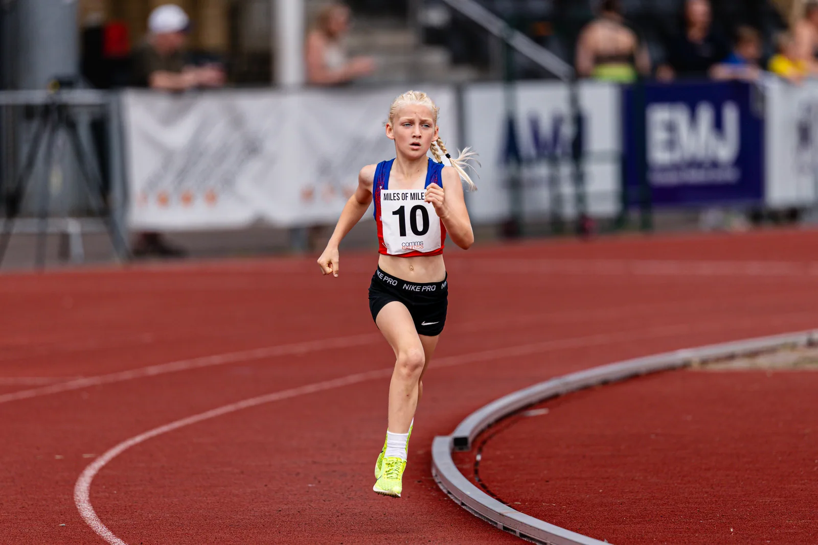 Brentwood Beagles athletes at the Essex Mile Championships, 20 June 2026