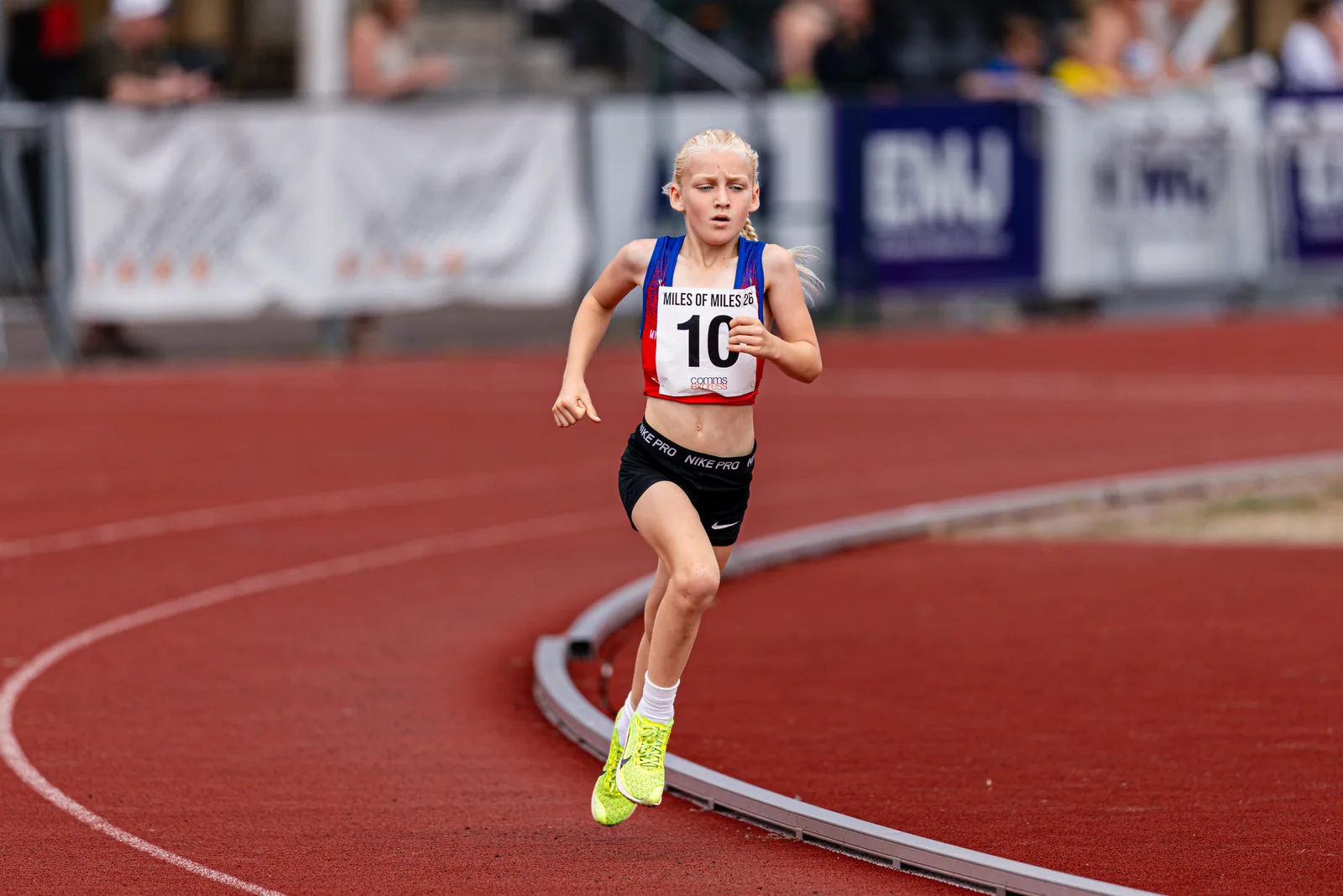 Brentwood Beagles athletes at the Essex Mile Championships, 20 June 2026