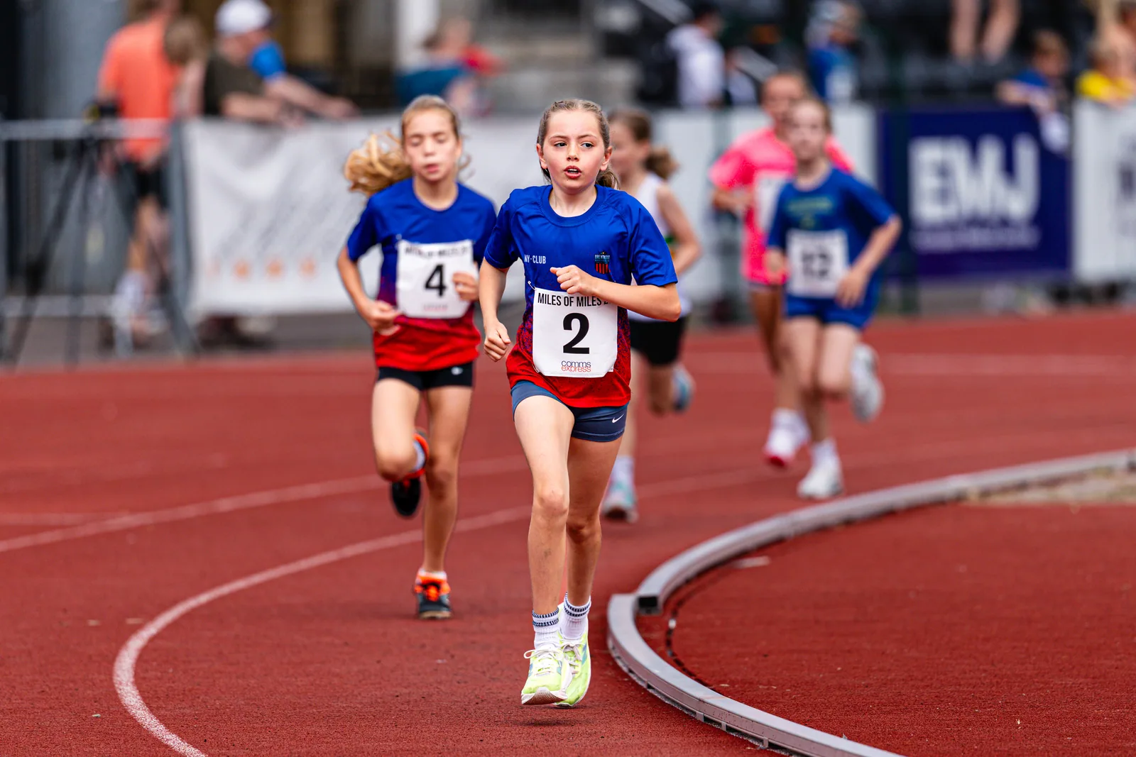 Brentwood Beagles athletes at the Essex Mile Championships, 20 June 2026