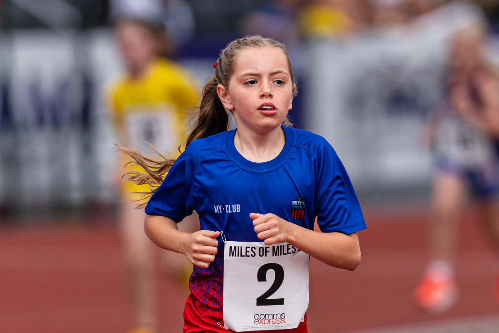 Brentwood Beagles athletes at the Essex Mile Championships, 20 June 2026