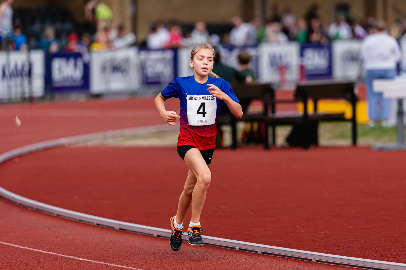 Brentwood Beagles athletes at the Essex Mile Championships, 20 June 2026