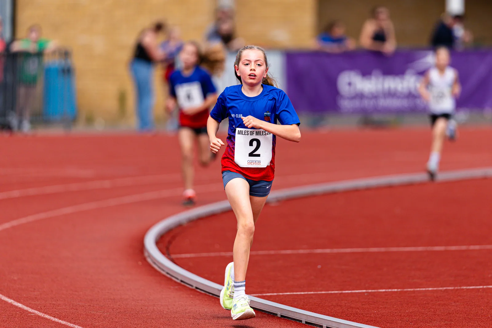 Brentwood Beagles athletes at the Essex Mile Championships, 20 June 2026