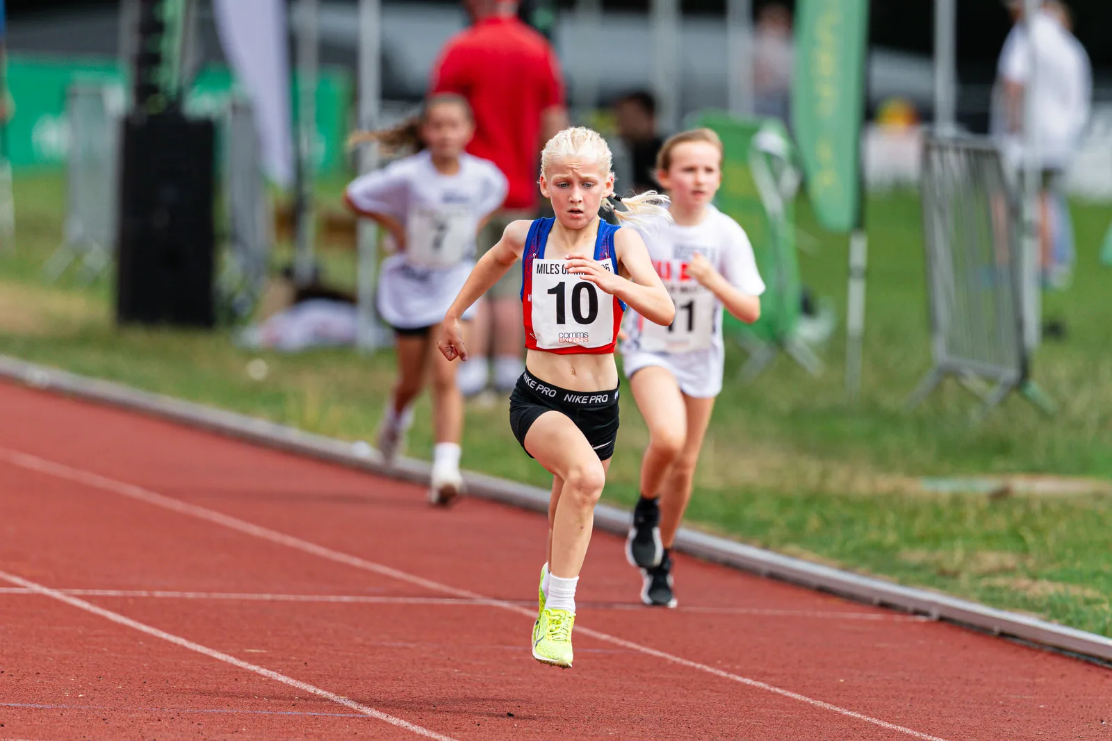 Brentwood Beagles athletes at the Essex Mile Championships, 20 June 2026