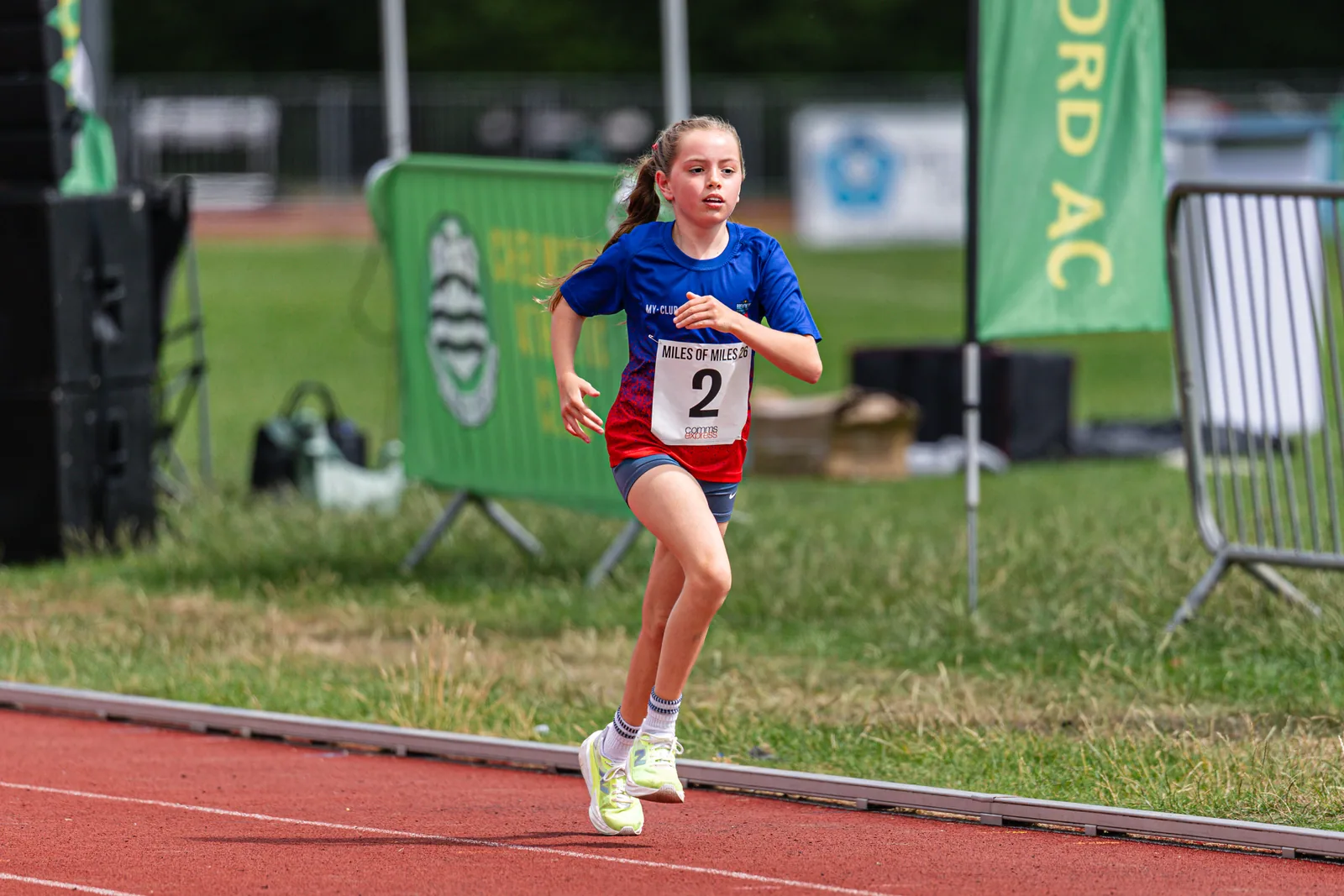 Brentwood Beagles athletes at the Essex Mile Championships, 20 June 2026